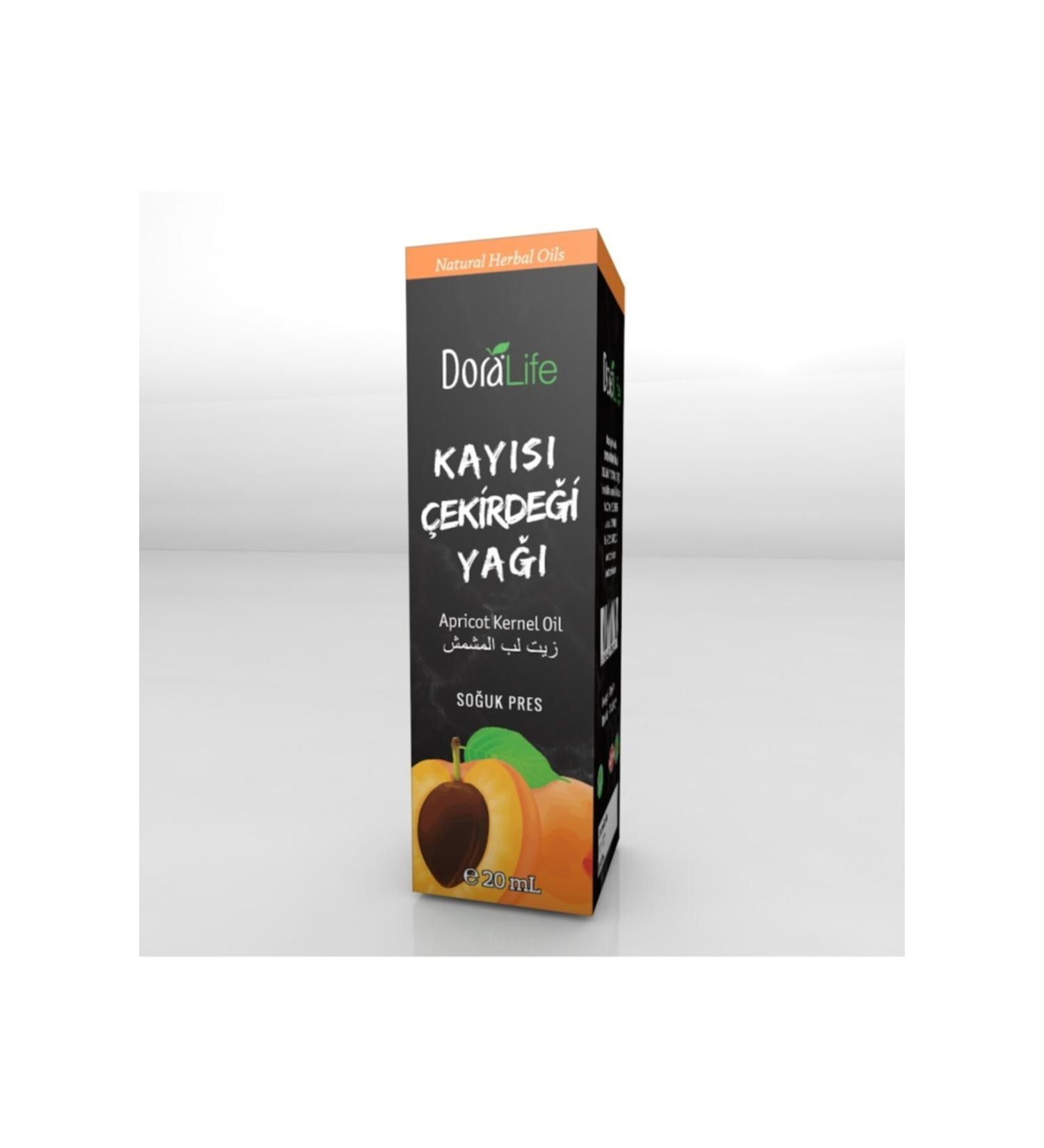 DoraLife Apricot Kernel Oil 20 Ml (Cold Press)