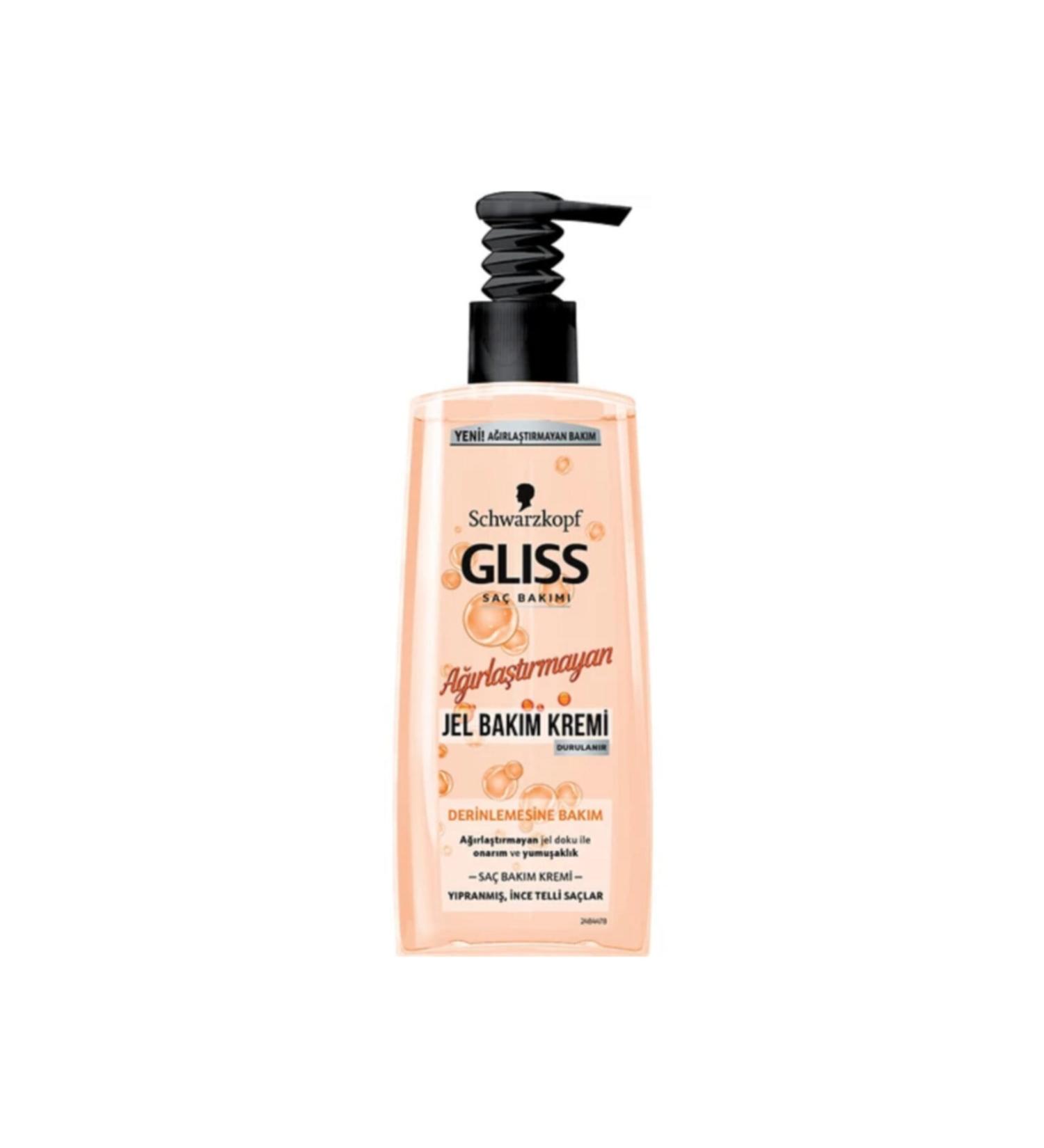 Gliss Weightless Gel Hair Care Conditioner Deep Care