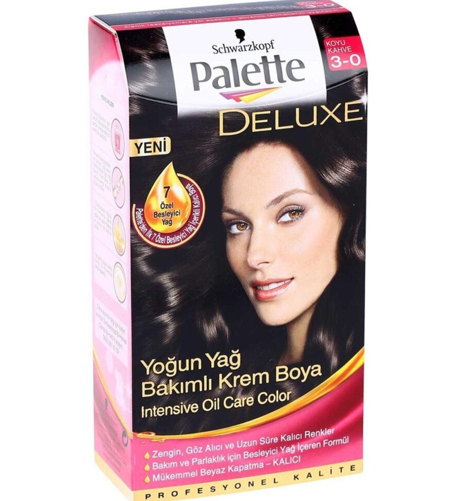 Schwarzkopf Palette Deluxe Hair Dye 3.0 Dark Brown