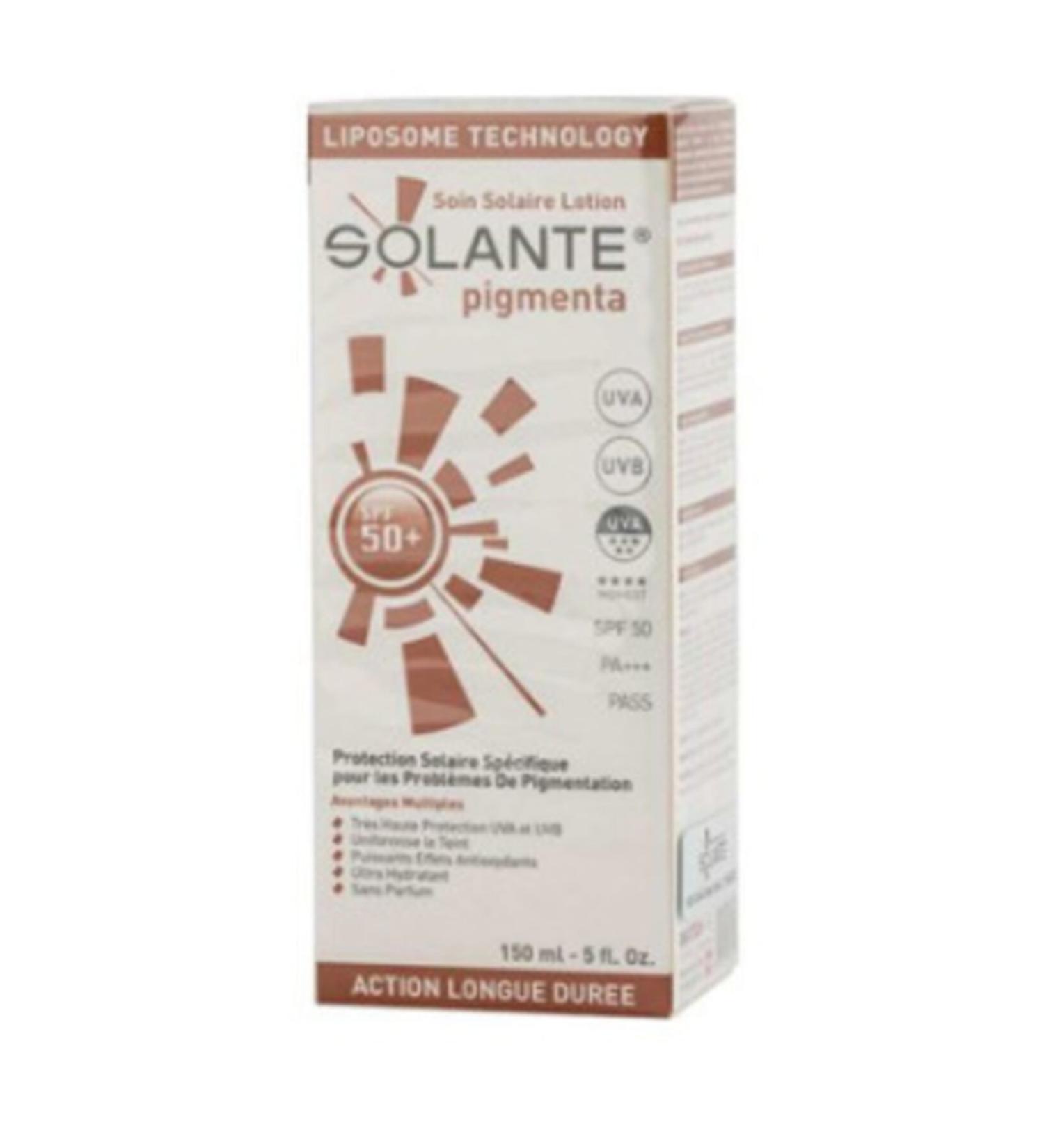Solante Sunscreen Lotion Pigmenta Spf 50 150 ml