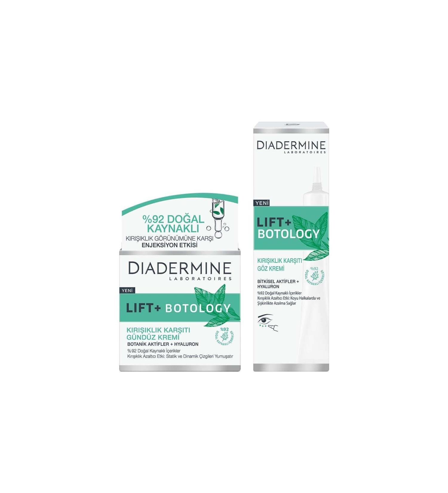 Diadermine Lift+ Botology Anti-Wrinkle Day Cream + Anti-Wrinkle Eye Cream - Buy Online on GoSupps.com