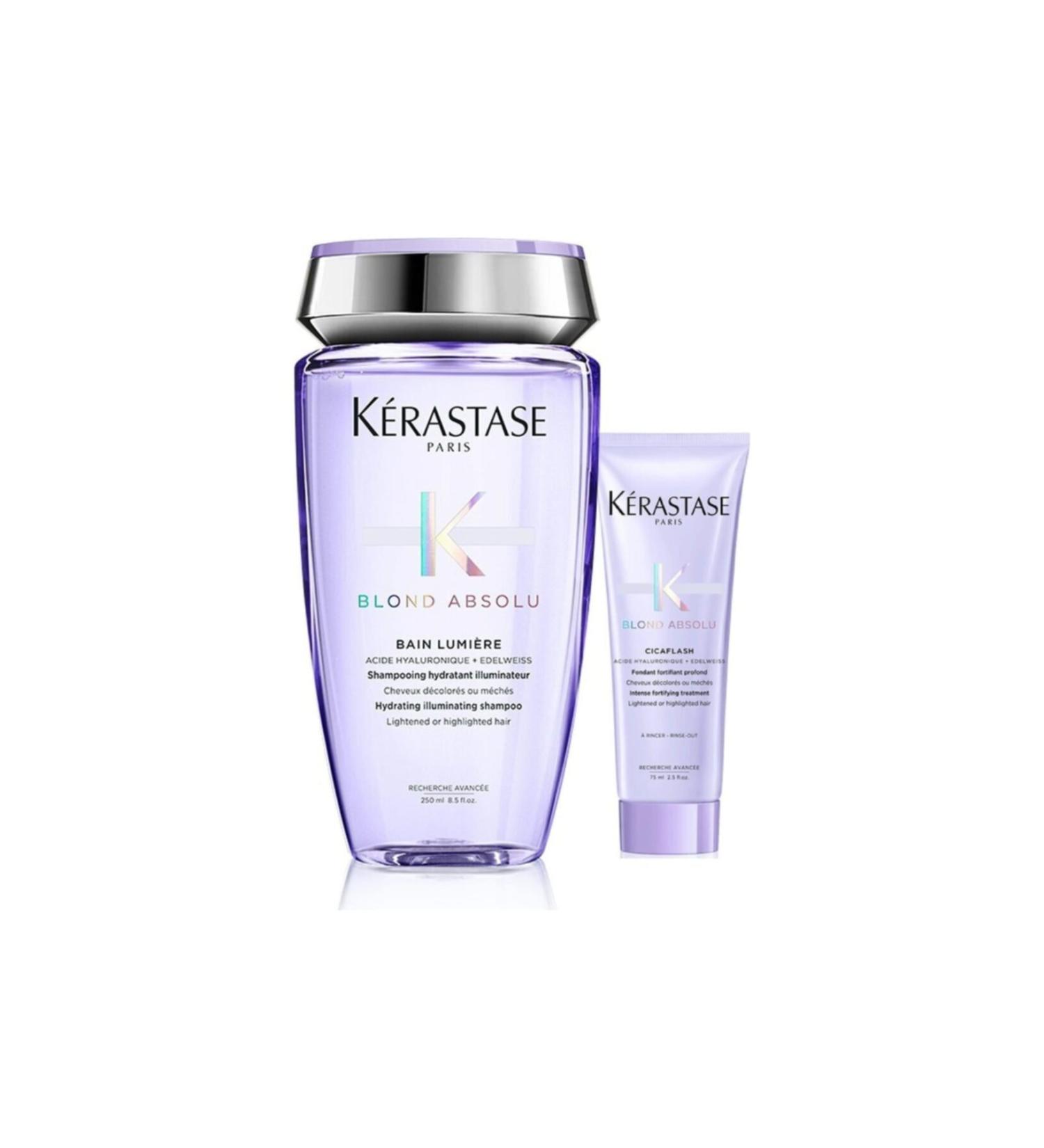 Kerastase Blond Absolu Bain Lumiere Shampoo 250ml+cicaflash 75 Ml