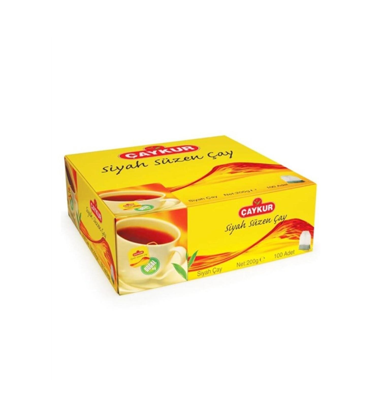 aykur Black Strained Glass Tea Bag 200 Gr 100 Pieces