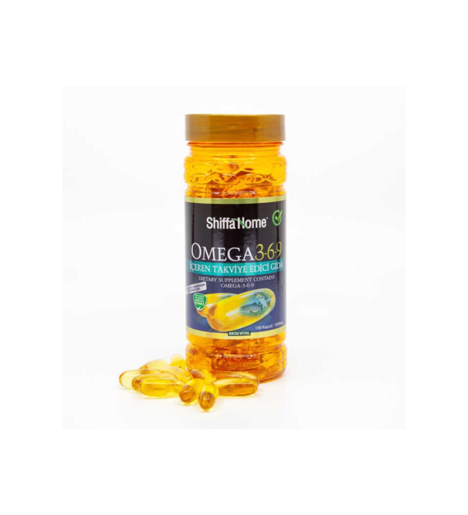 Shiffa Home Omega 3-6-9 100 Softgel Deep Herbal Store