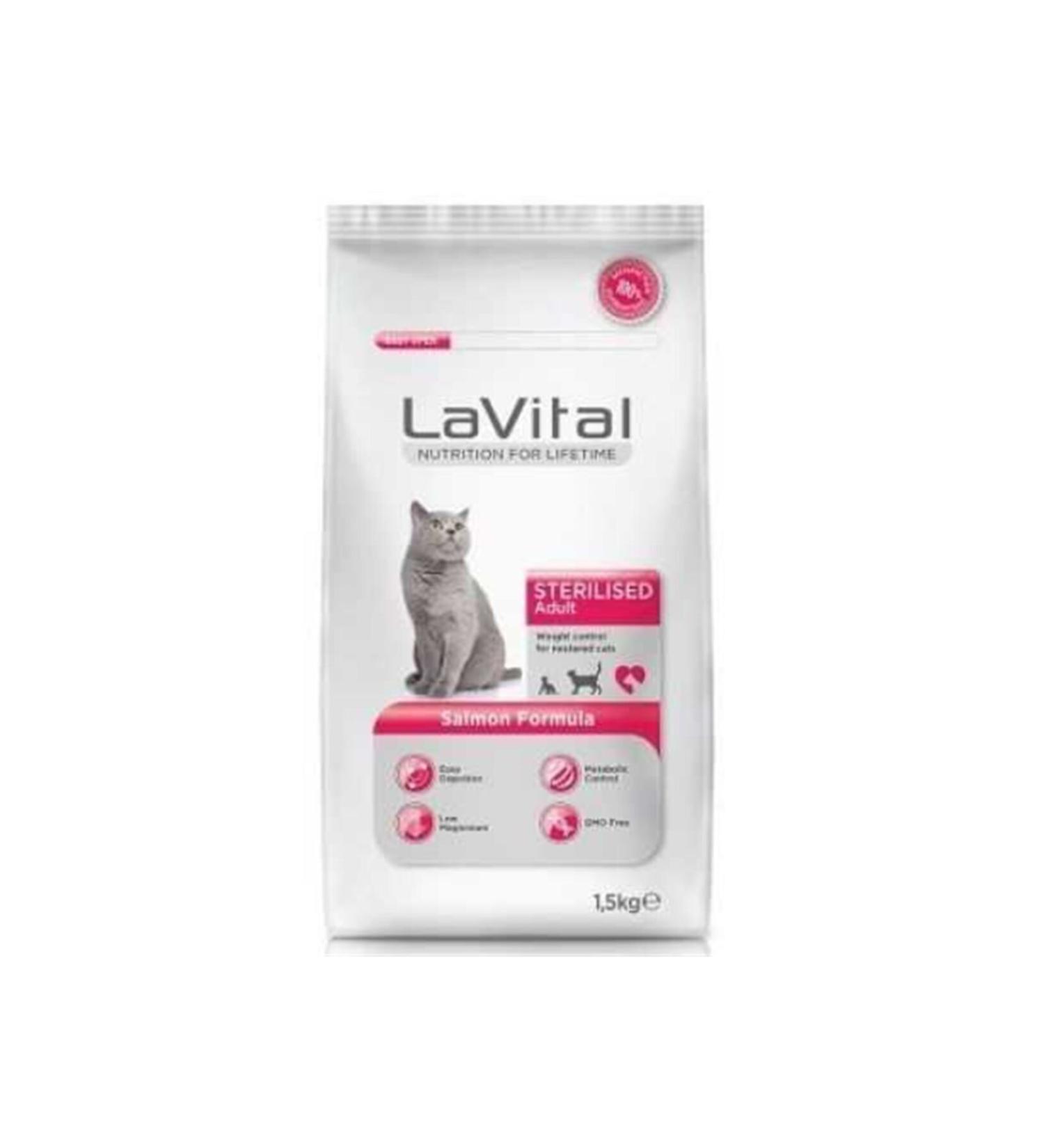 La Vital Salmon Sterilized Cat Food 1.5 kg