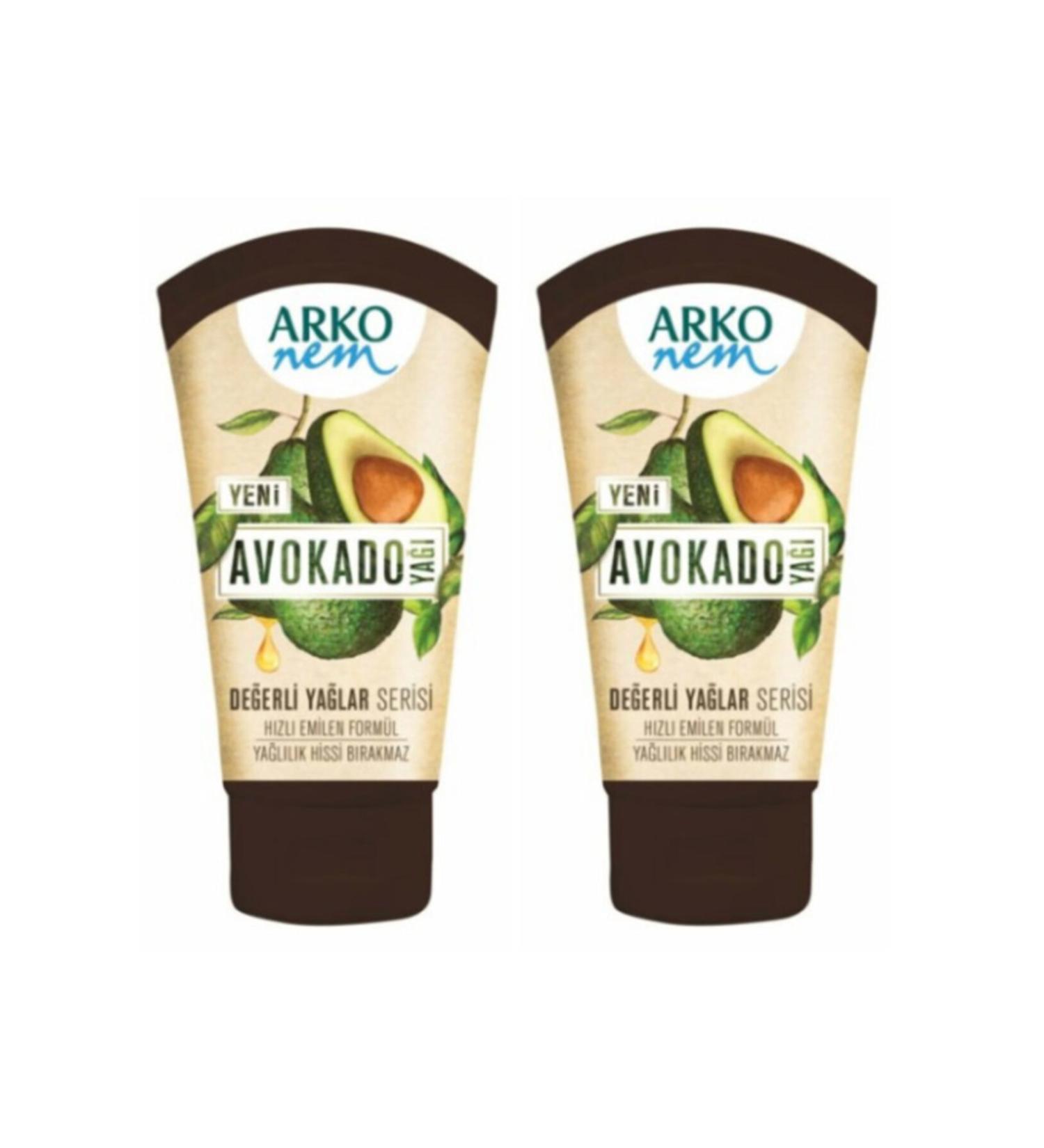 Arko Nem Precious Oils Avocado Oil Cream 75 ml Set of 2