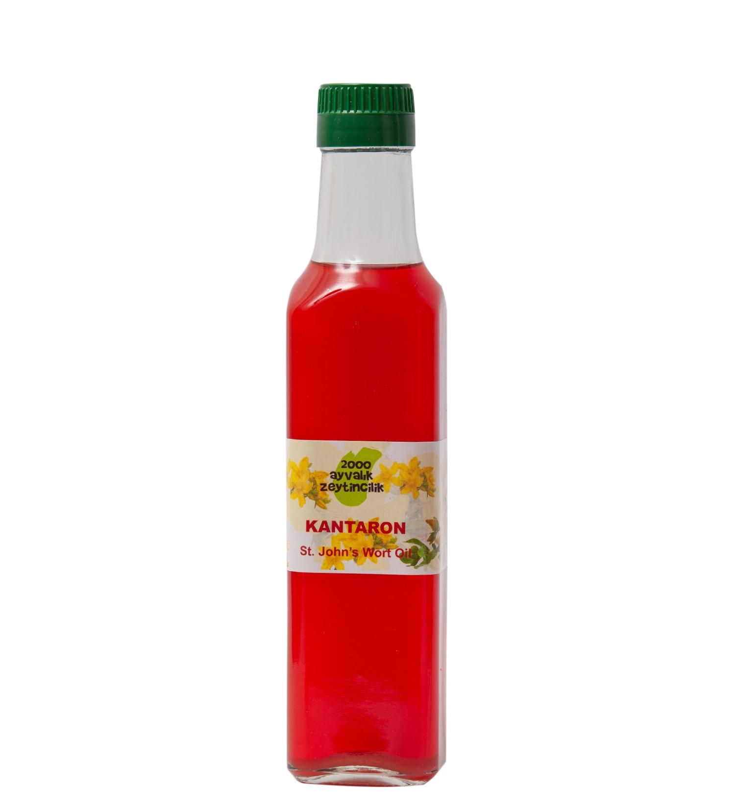 2000 AYVALIK OLIVES St. John's Wort Oil 250 Ml Glass Bottle