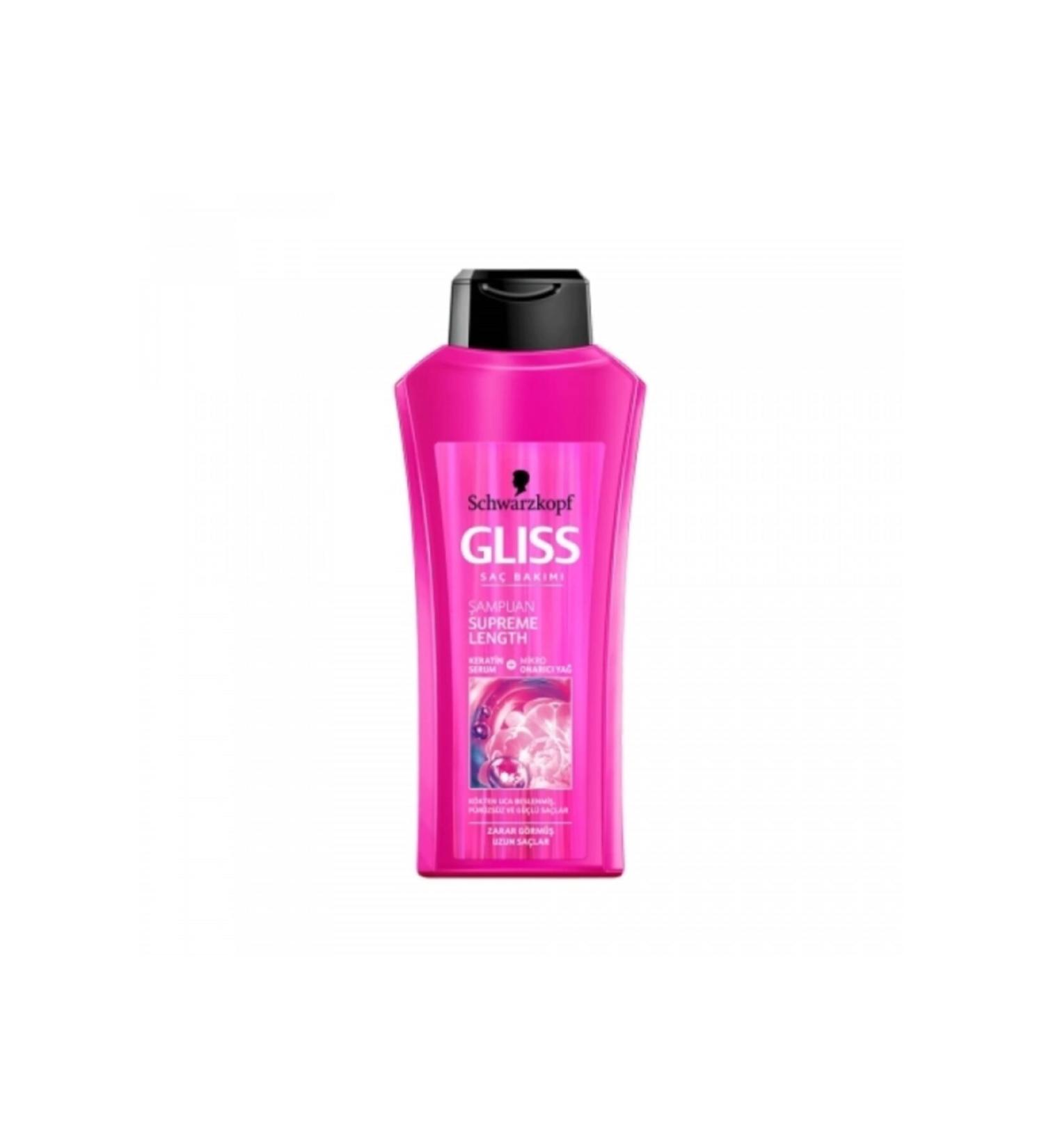 Gliss Shampoo 525ml Supreme Length (Damaged Long Hair)-6 Pack