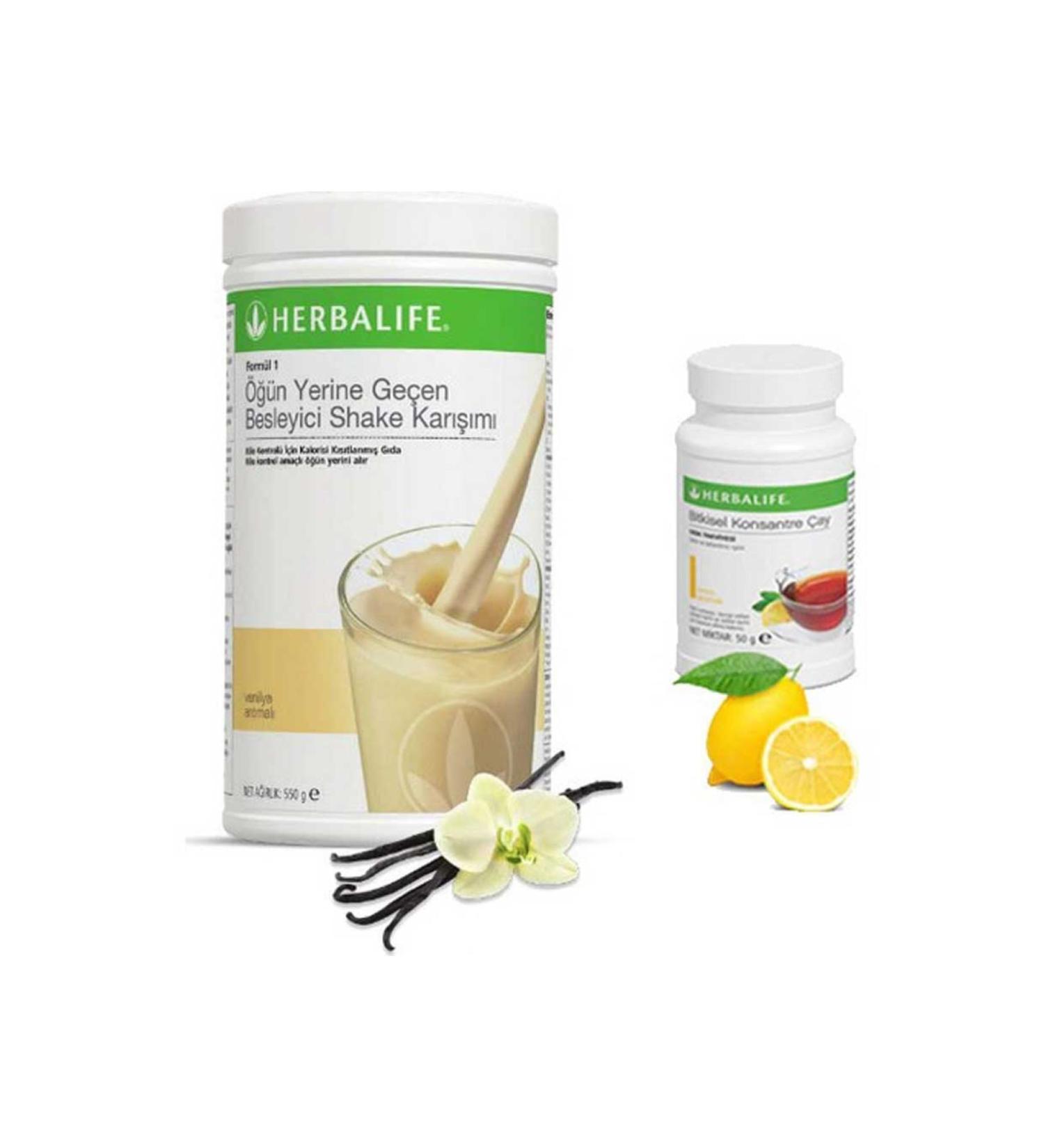 Herbalife Vanilla Shake 50gr Lemon Tea