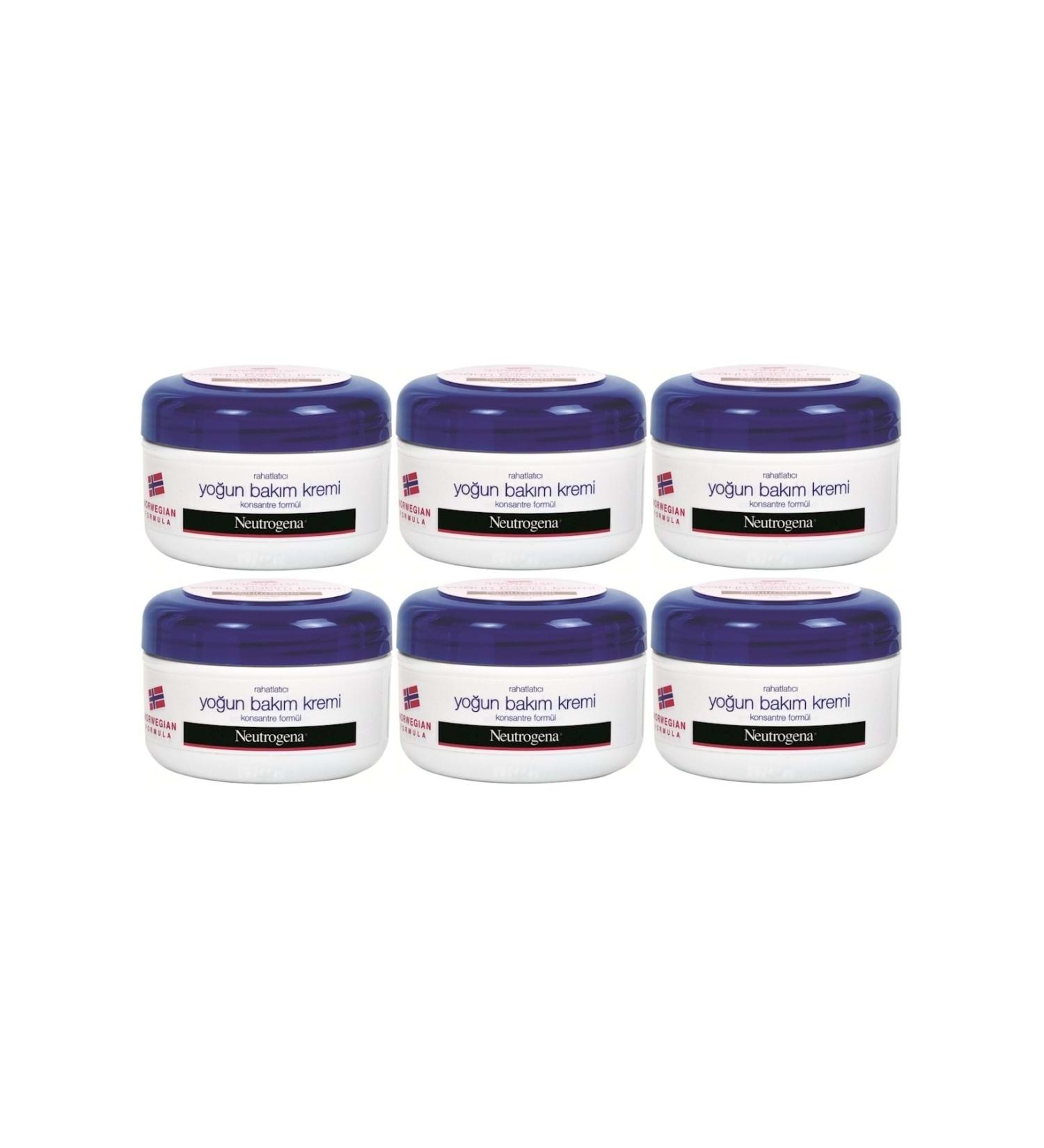 Neutrogena Norwegian Formula Intensive Care Cream 200 ml 6 Piece Set