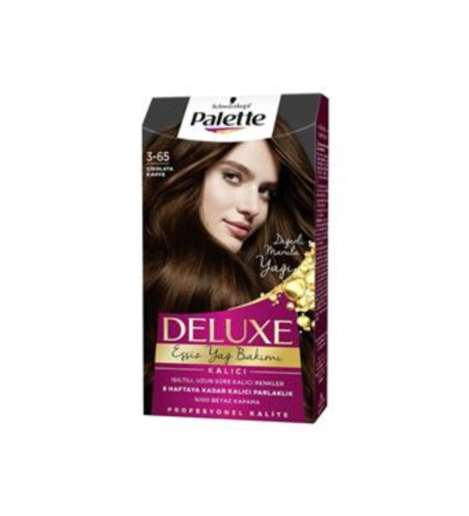Palette Deluxe Hair Dye 3-65 Chocolate Brown (SINGLE)