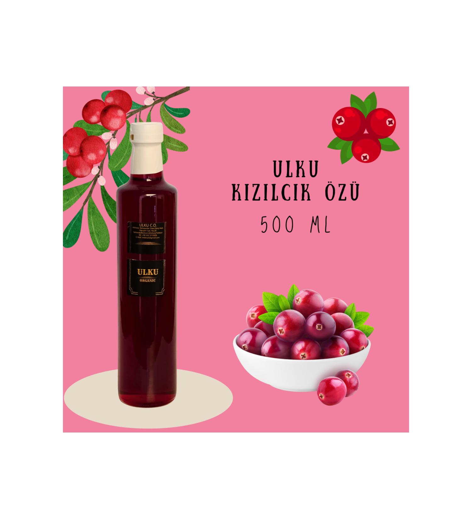 ULKUFOOD Specially Made Cranberry Extract - 500 ml