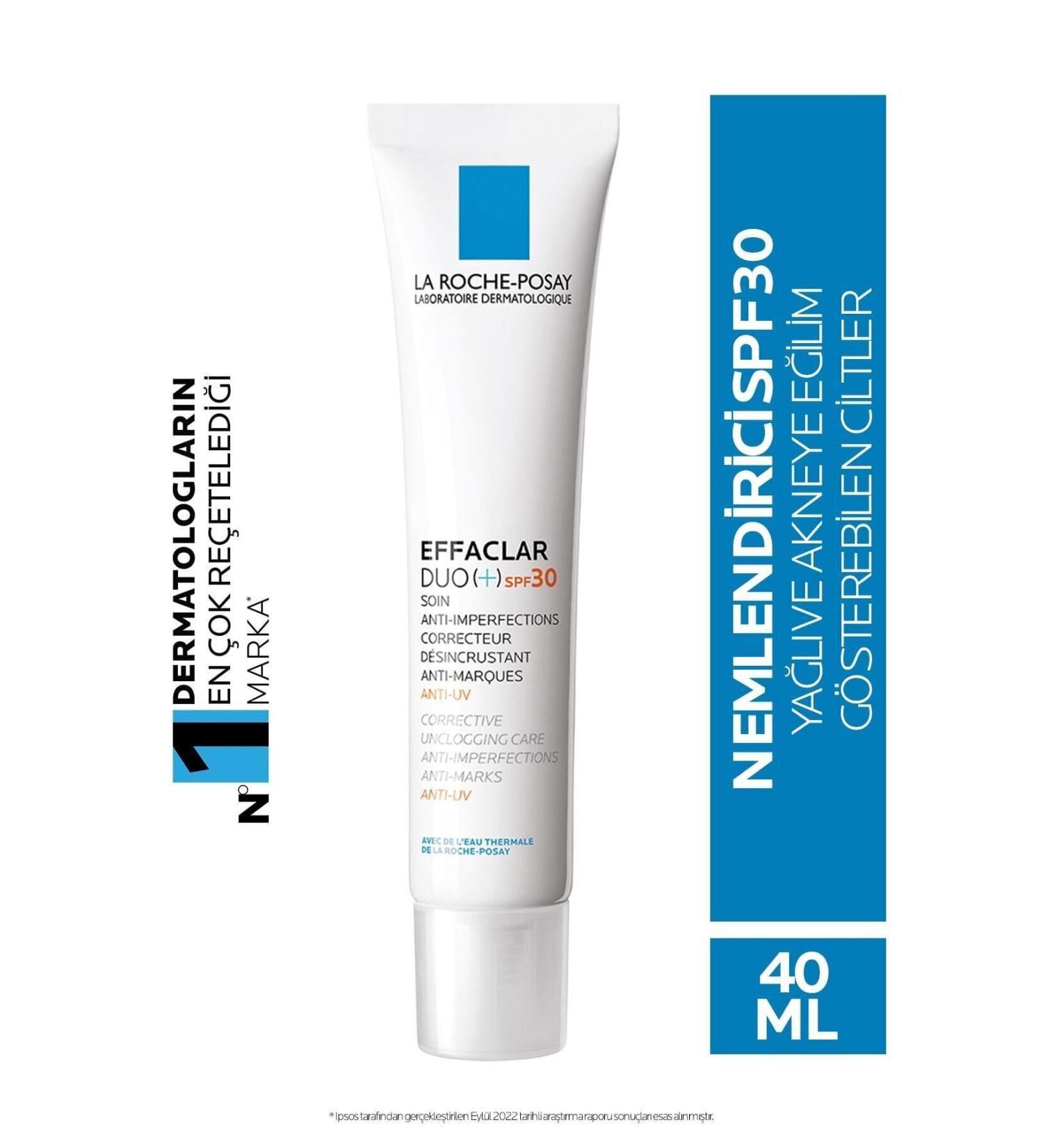 La Roche Posay Oily Skin Cream UVA & UVB Rays Protection Cream 40.ml Effaclar Duo (+) Spf30 Repair37