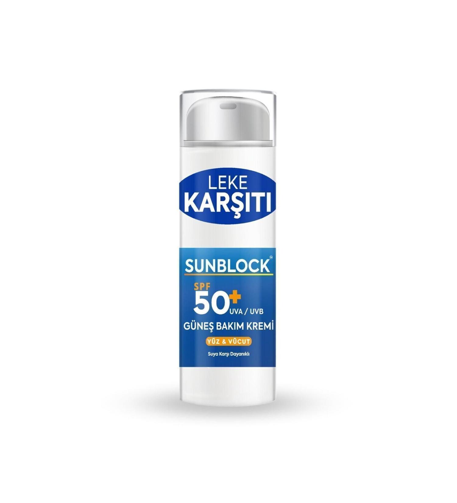 New Essentials SunBlock Sun Care Cream SPF 50+ Anti-Spot High Protection - 50 ml - Buy Online on GoSupps.com