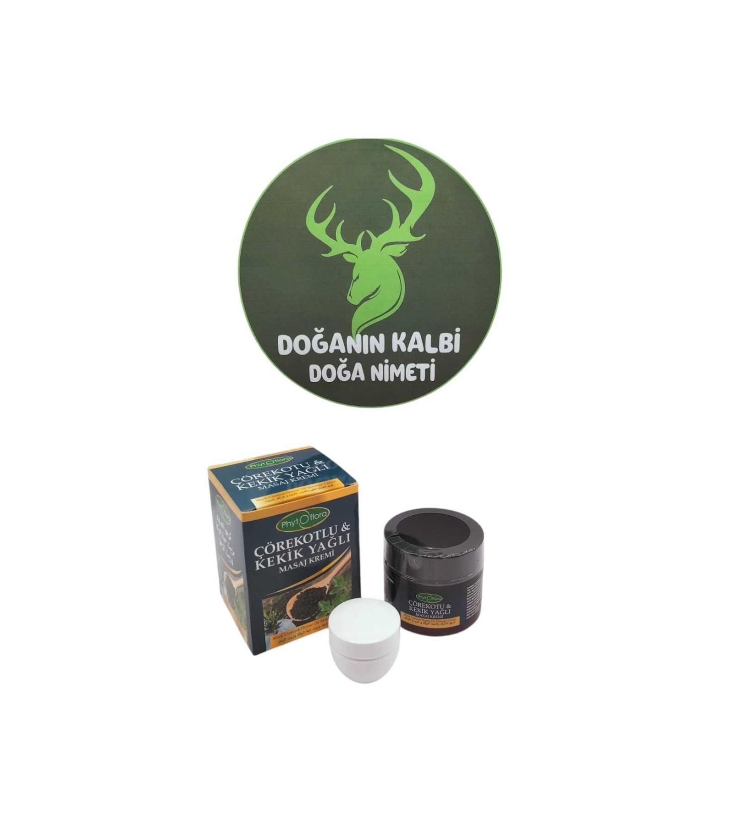 NATURE BLESSING Pure and Natural Black Cumin & Thyme Oil Massage (CreamPhytoflora) (Relaxation - Stress Cream) 100 ml - Buy Online on GoSupps.com