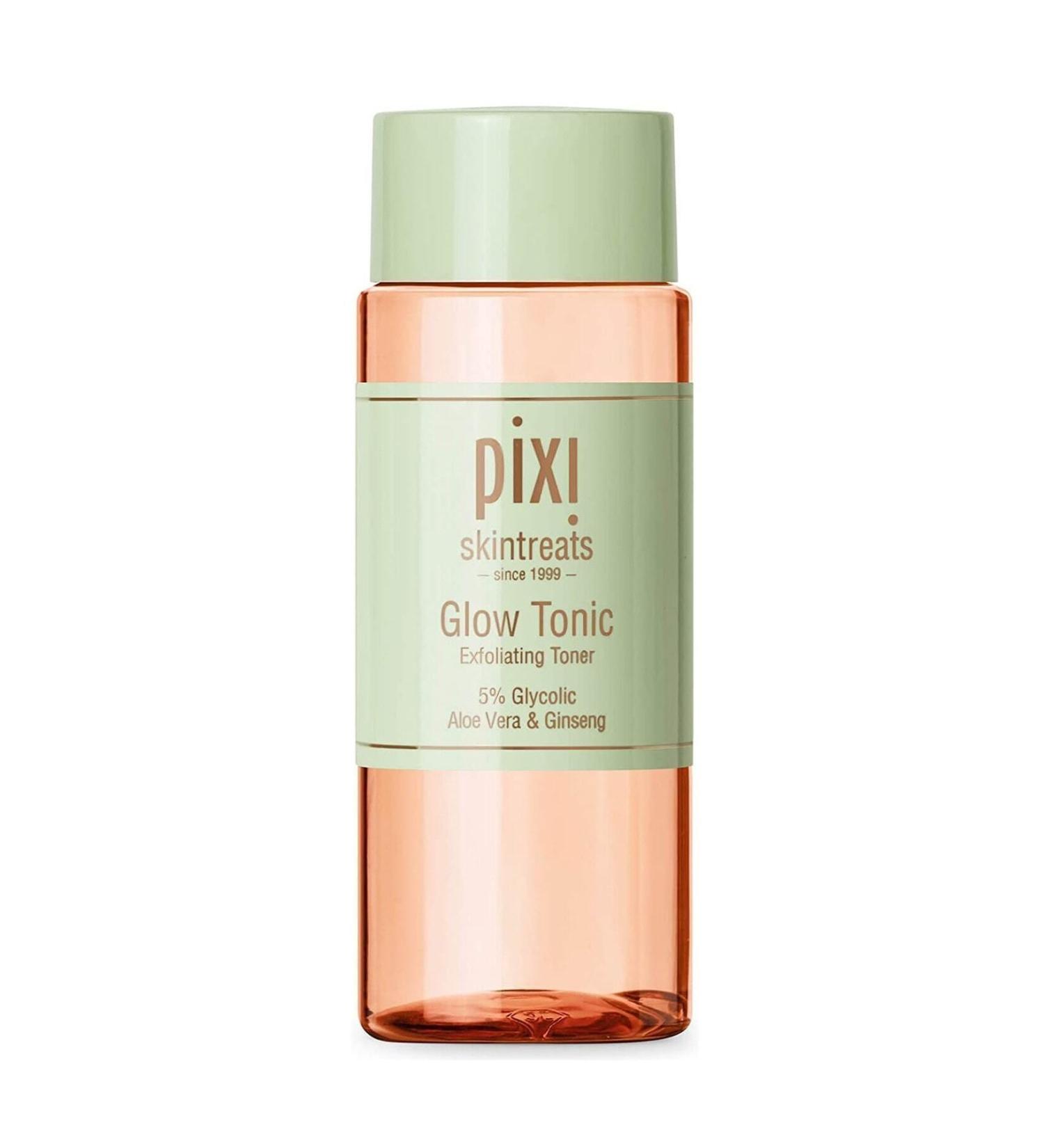 pixi Glow Tonic Brightening Smoothing Purifying Glycolic Acid Alcohol-Free Tonic 100 ml - Buy Online on GoSupps.com