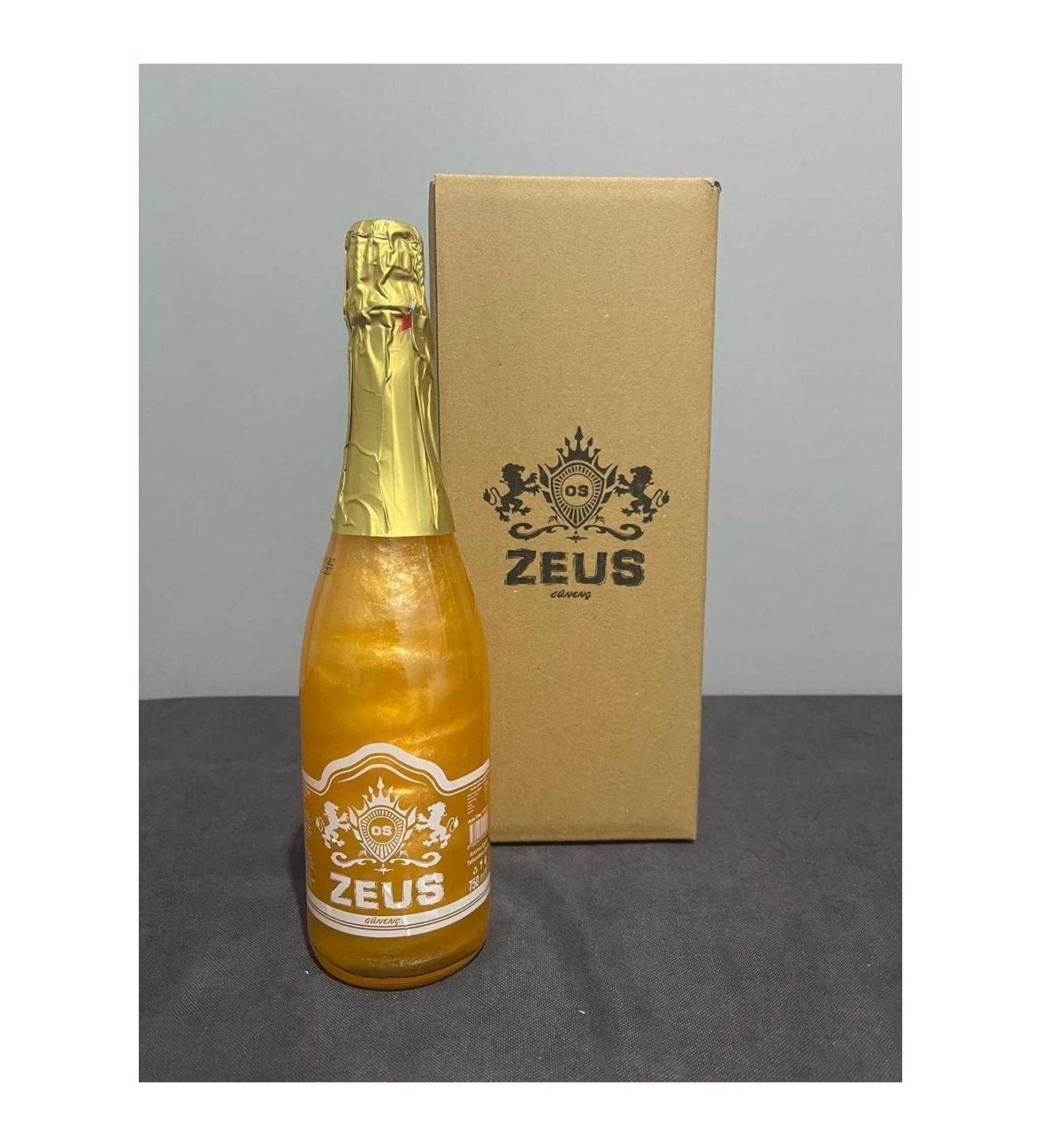 OS ZEUS Alcohol-Free Sparkling Champagne Mango Flavored (alcohol-free Champagne)