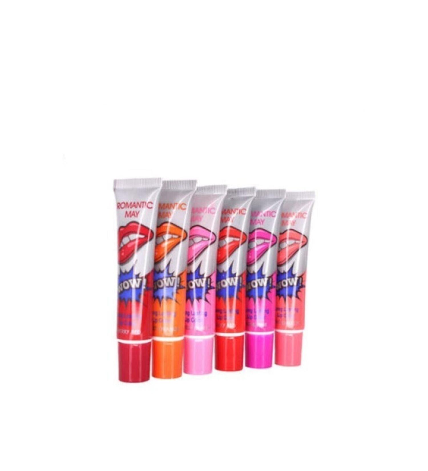 MUJGAN Peelable Lipstick Set Wow 6 Piece Set
