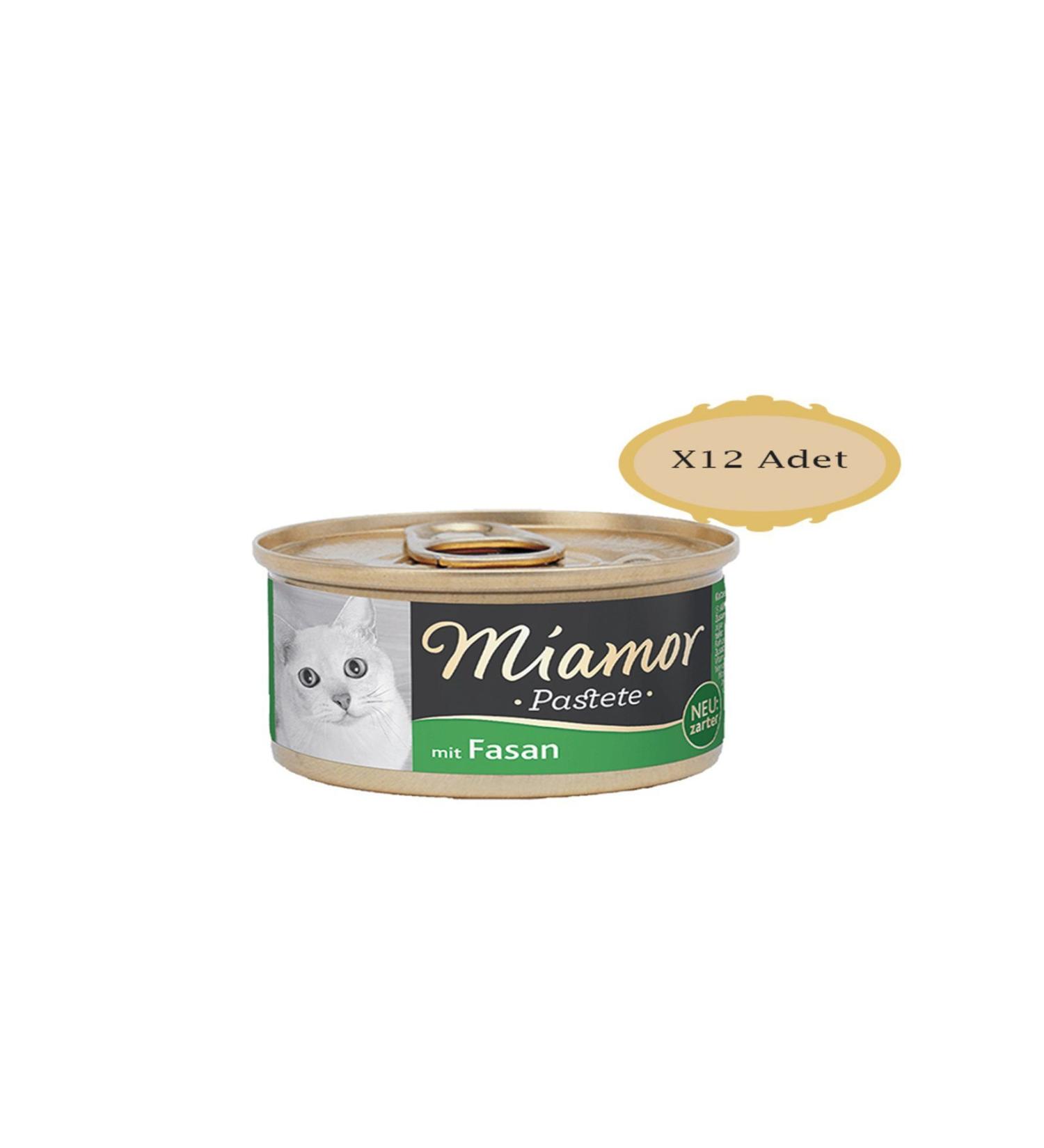 Miamor Miamor Cat Pheasant Cat Canned Food 85 GR X 12 PIECES