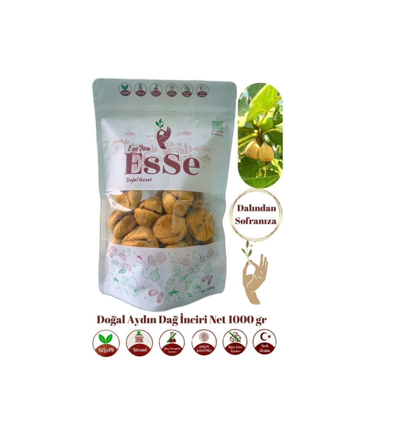 Aegean Esse Ayd n Cracked Mountain Fig/ Ayd n Dried Fig 1000 gr - Buy Online on GoSupps.com