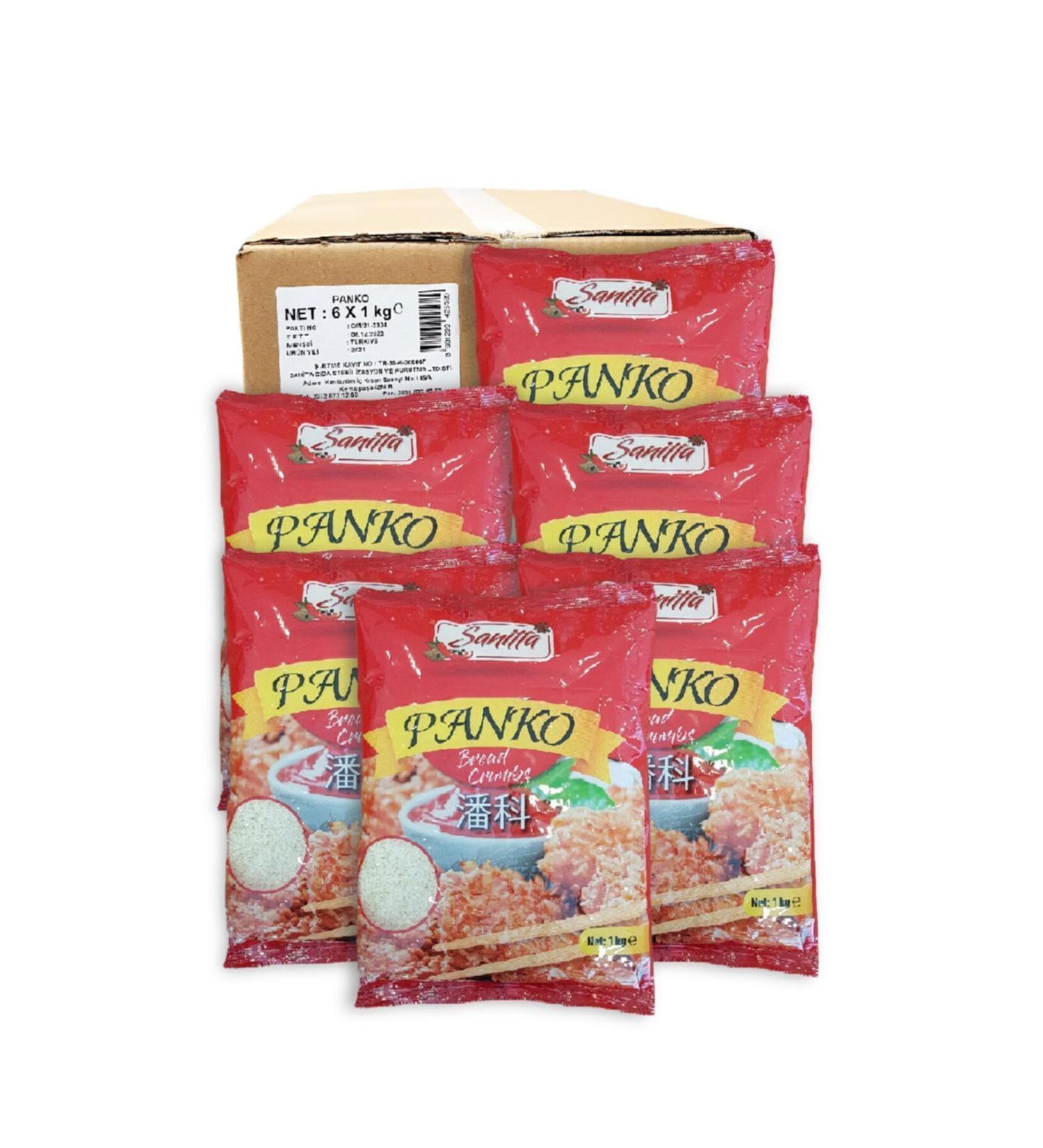 Sanita Sanitta Panko Japanese Bread Crumbs Bread Crumbs 1 kg 6 Pieces