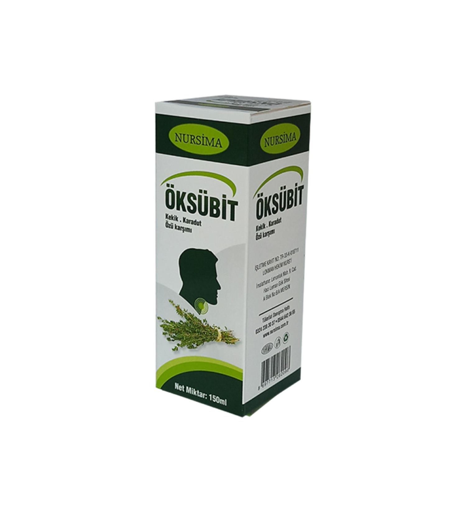 Nursima Oksubit Thyme Black Mulberry Syrup 125 ml