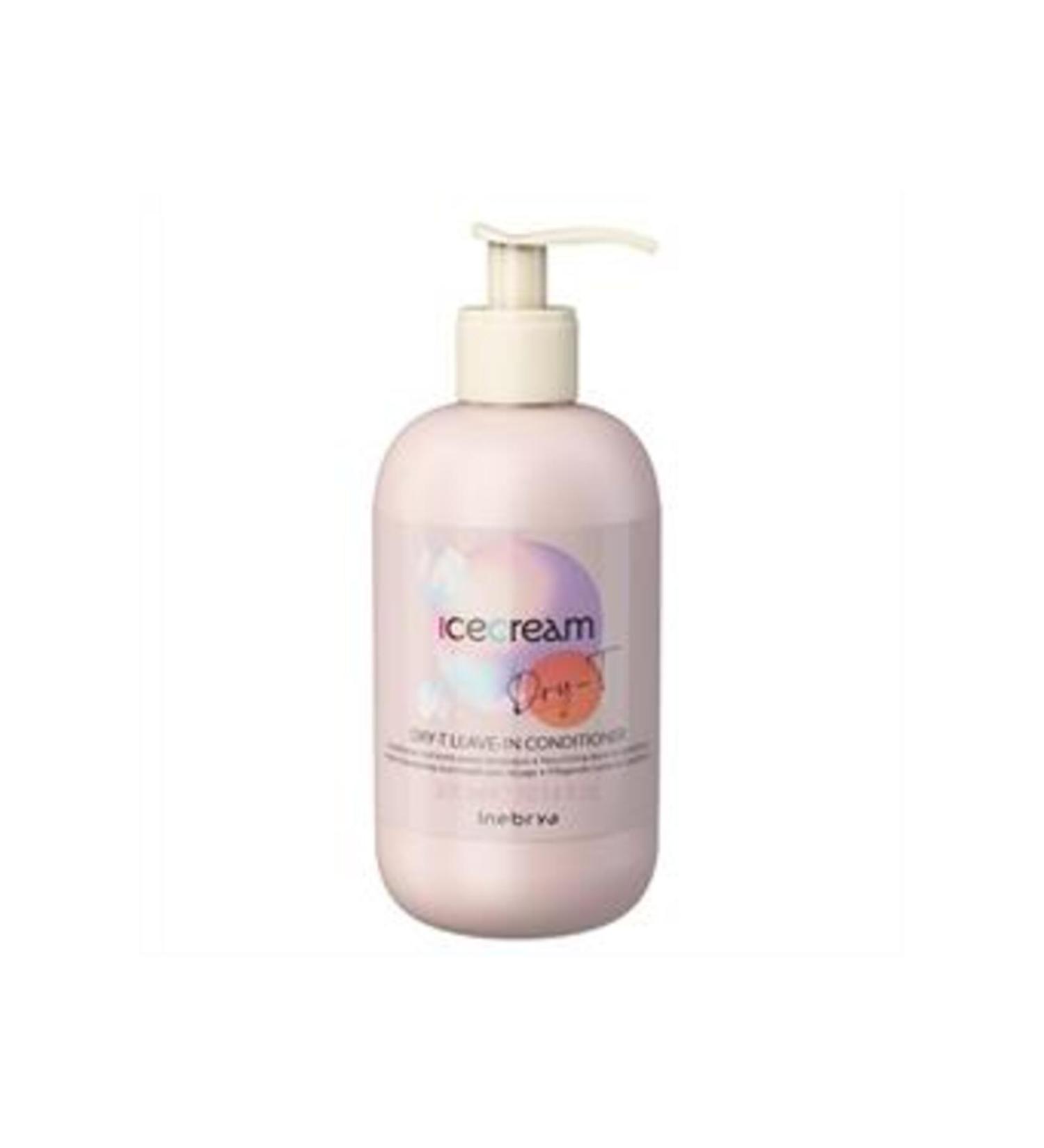 Inebrya Ice Cream Dry-T Nourishing Leave-In Hair Care Cream 300ml (SINGLE)