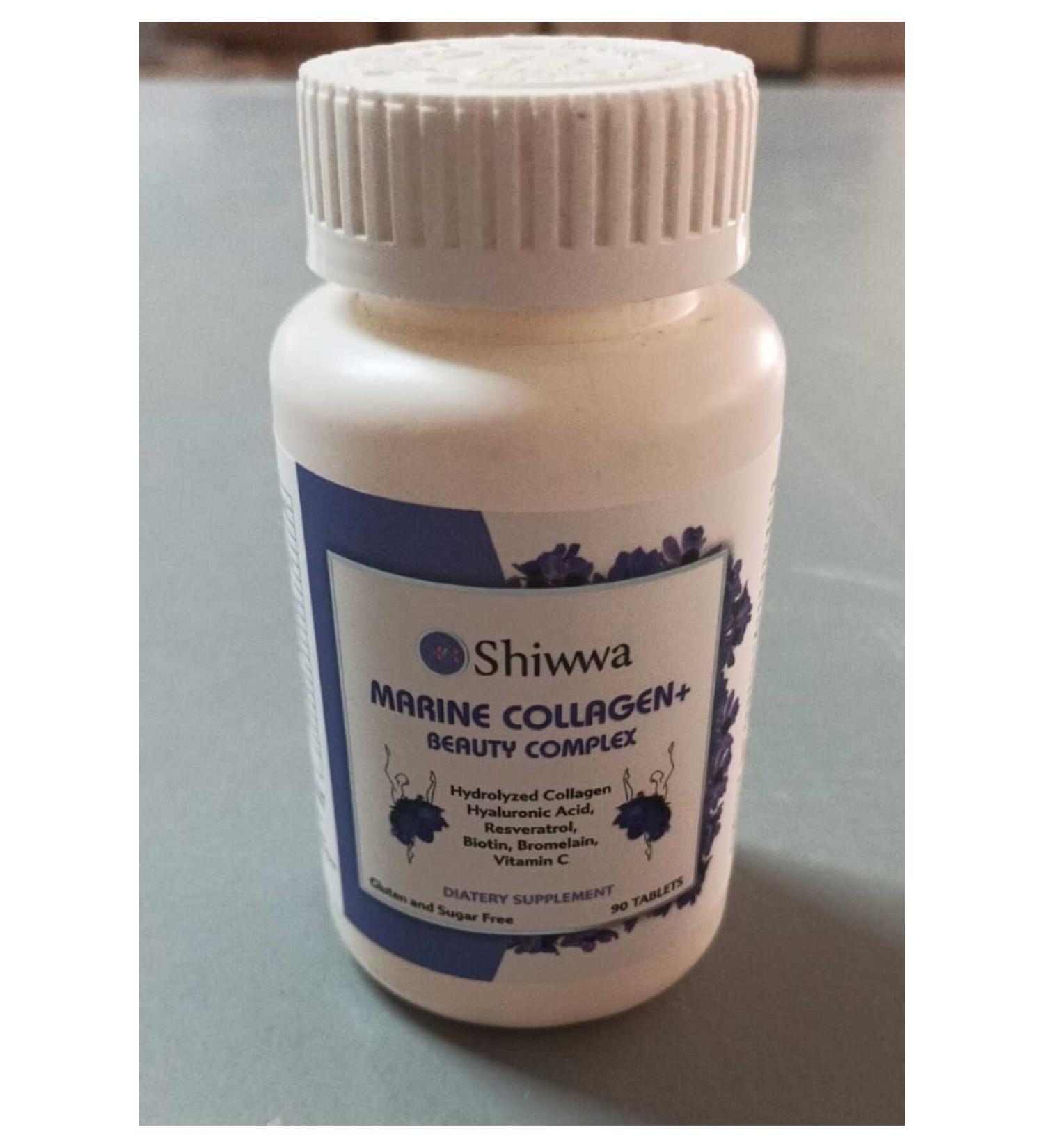 Shiwwa Marine Collagen+ Beauty Complex Vitamin C 90 Tablets