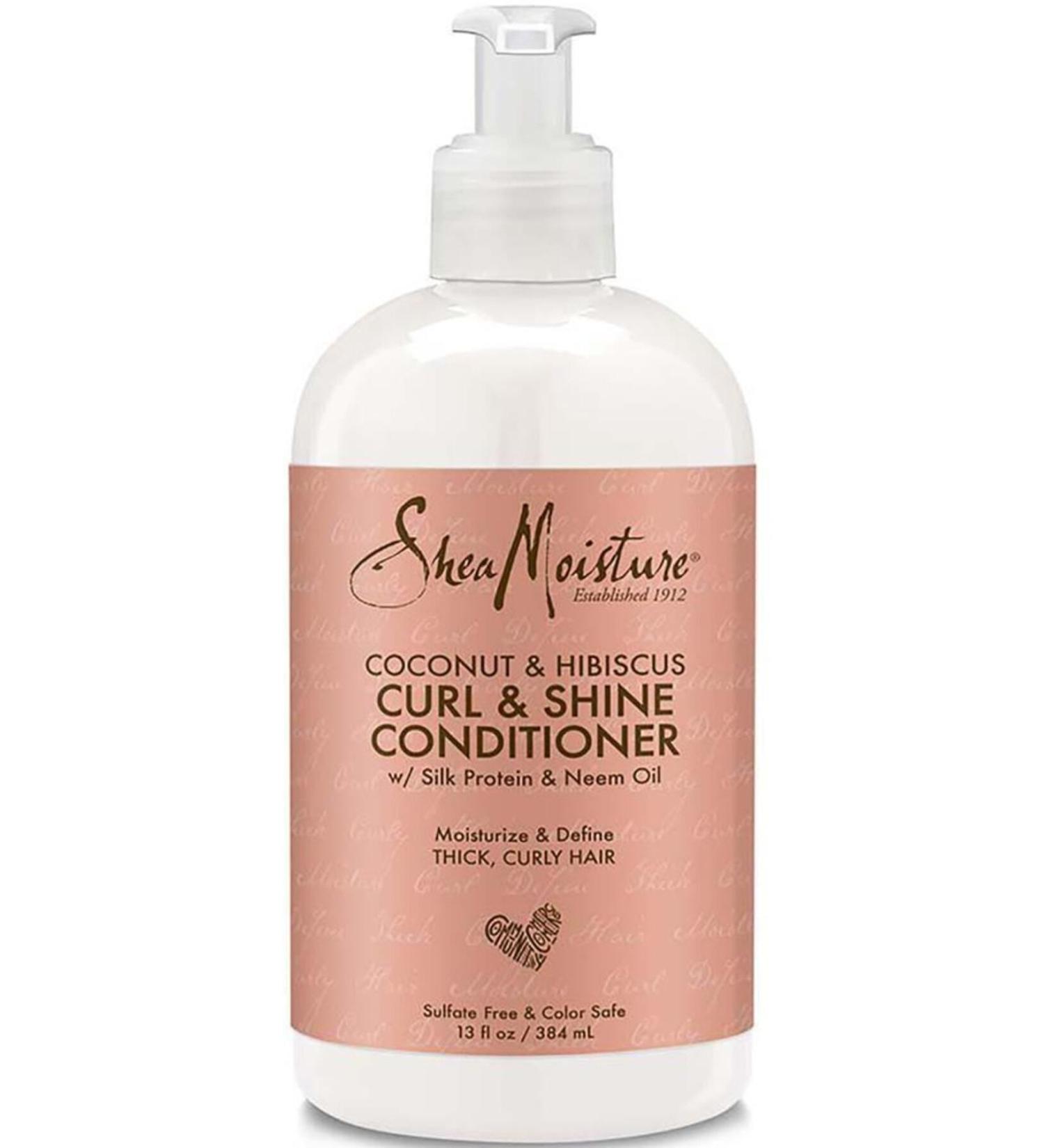 Shea Moisture Coconut & Hibiscus Frizz Control & Shine Conditioner 384ml - Buy Online on GoSupps.com