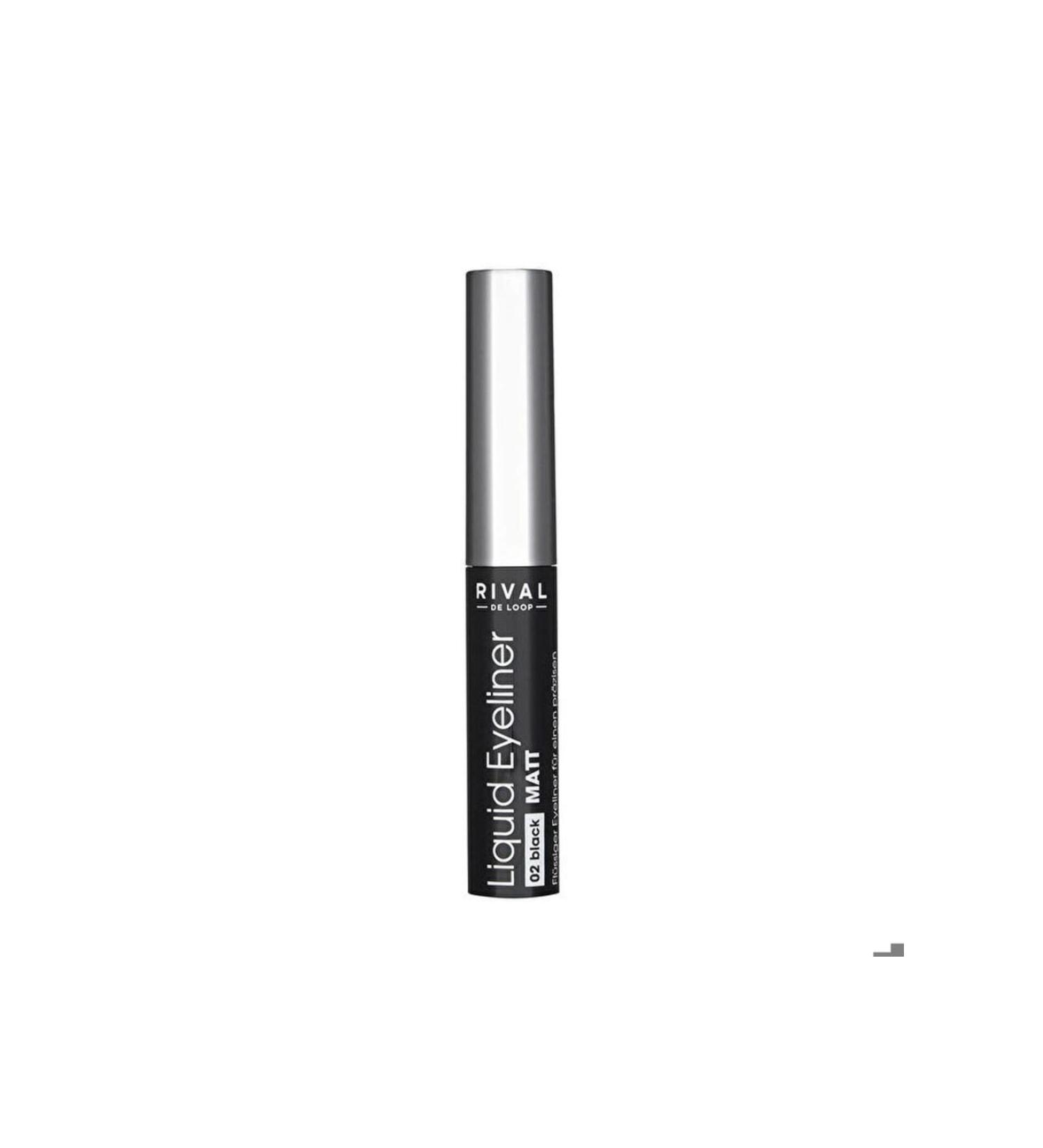 Rival De Loop Liquid Eyeliner No:02 Black Matte