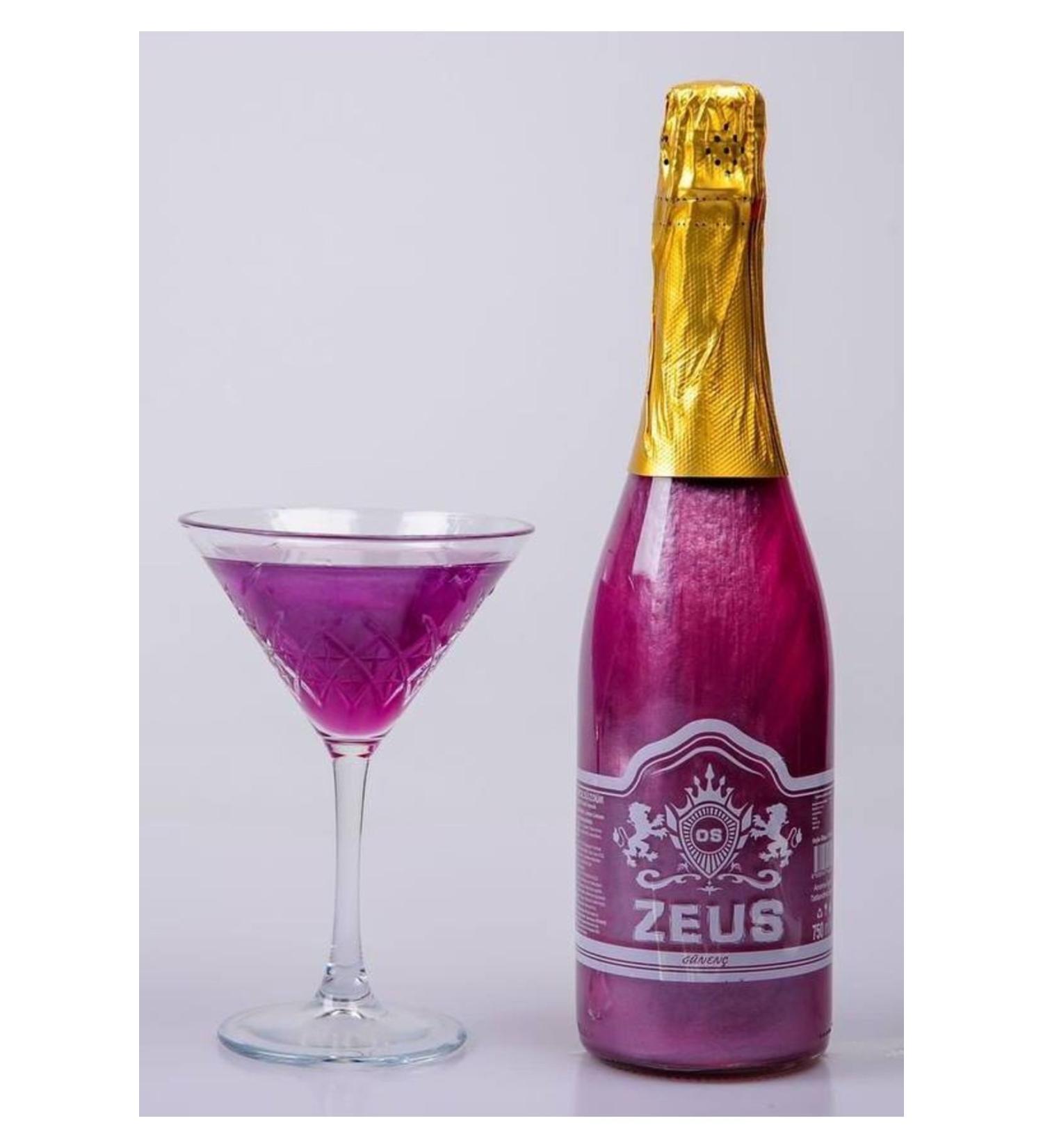 OS ZEUS Non-alcoholic Sparkling Champagne Blackberry Flavored Drink (non-alcoholic Champagne)