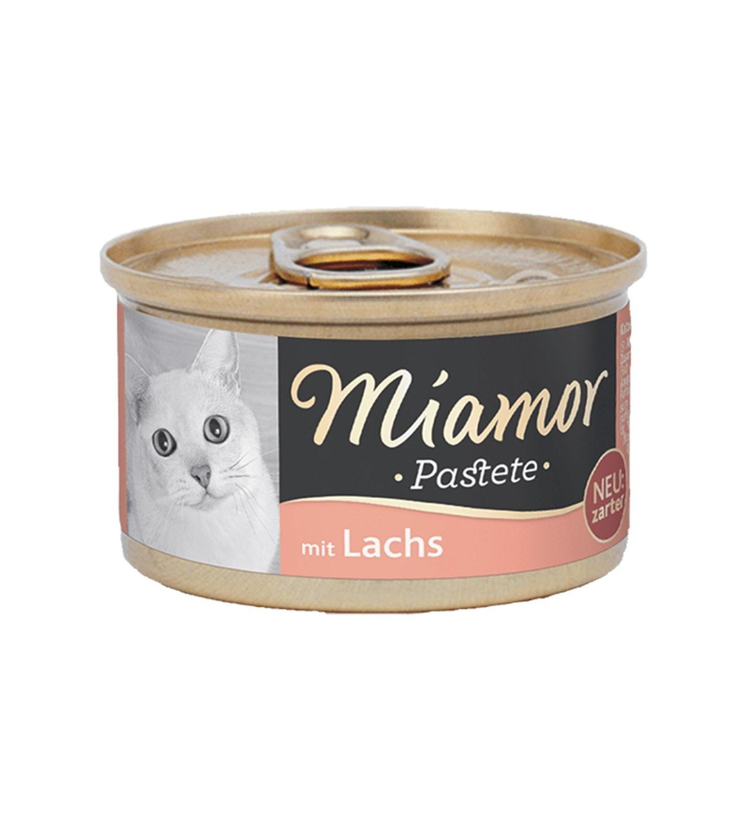 Miamor 6 PIECES MIAMOR PASTETE SALMON CAT CANNED FOOD 85 G
