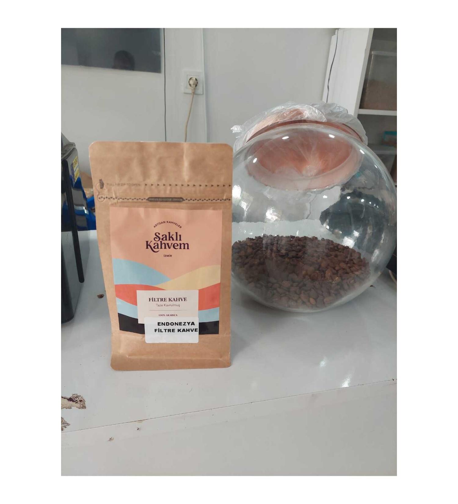 My Secret Coffee Indonesian coffee beans can be ground and sent to you in the desired density.