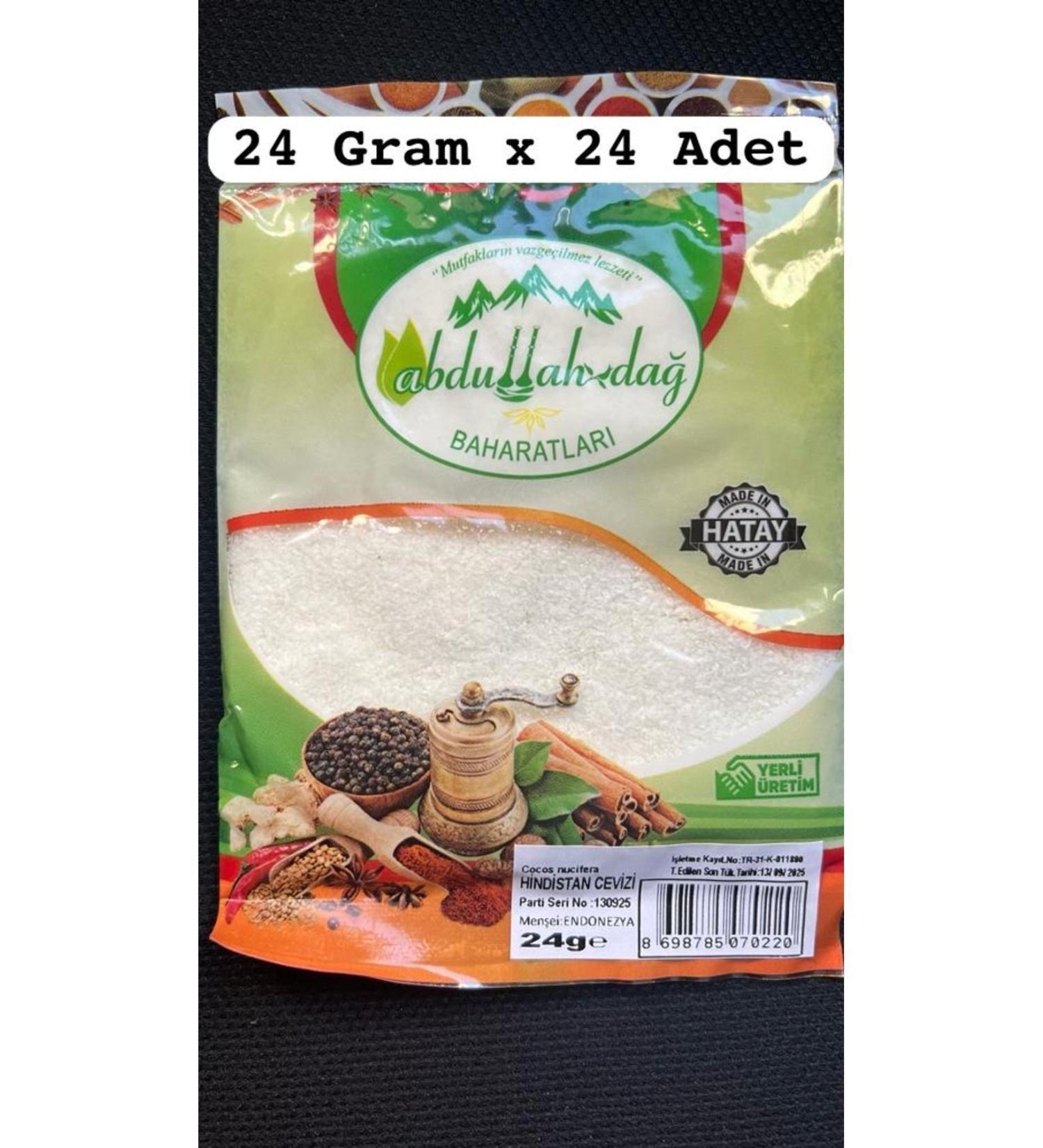 Hac o lu spice Hatay Local Grated Coconut 24 gr x 24 pieces / pack