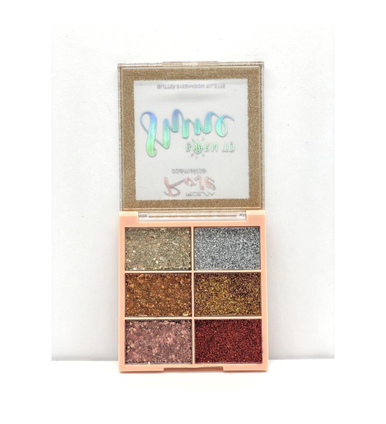 Roes a Rose Cosmetics Rose Born To Shine 6 Pack Glitter - 6 Colors Gl tter Eyeshadow