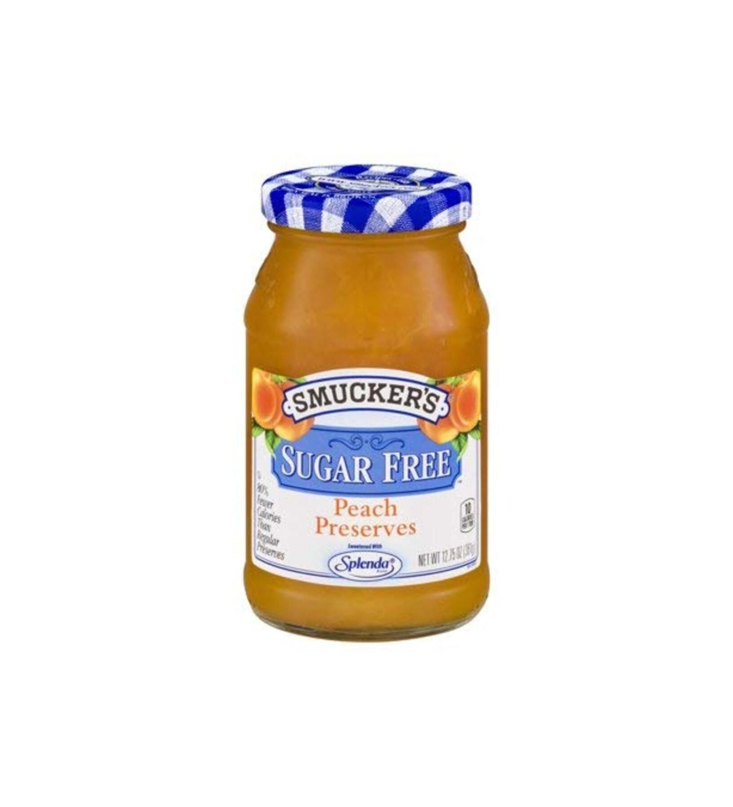 smuckers Smucker's Suger Free Peach Preserves 361 gr