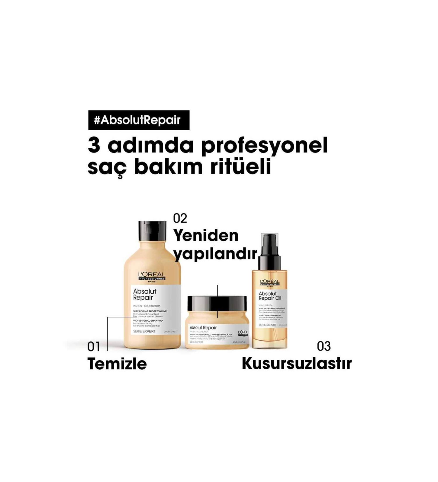 L'oreal Professionnel Loreal Professionnel Paris Serie Expert Absolut Repair Care for Hair Subjected to Intensive Chemical Treatment - Buy Online on GoSupps.com