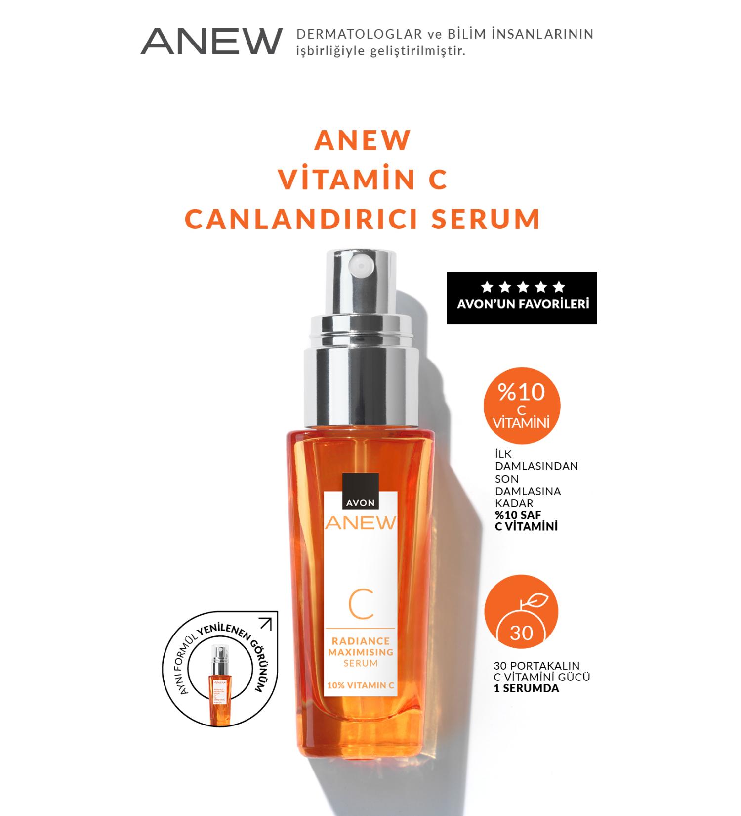 Avon Anew Vitamin C Revitalizing Serum 30ml - Buy Online on GoSupps.com