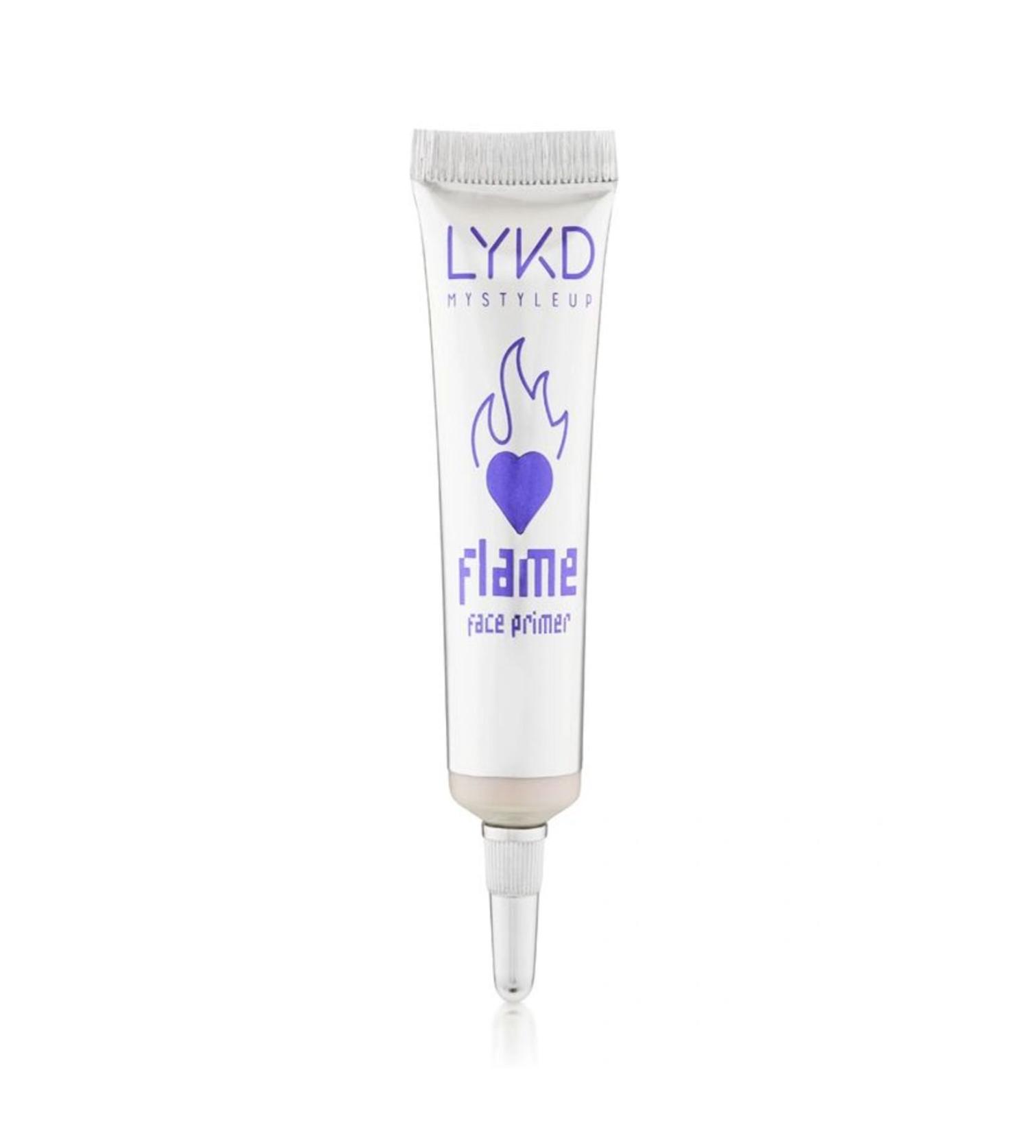 lykd 00's Flame Makeup Base primer gives your skin shine moisturizes and brightens it.