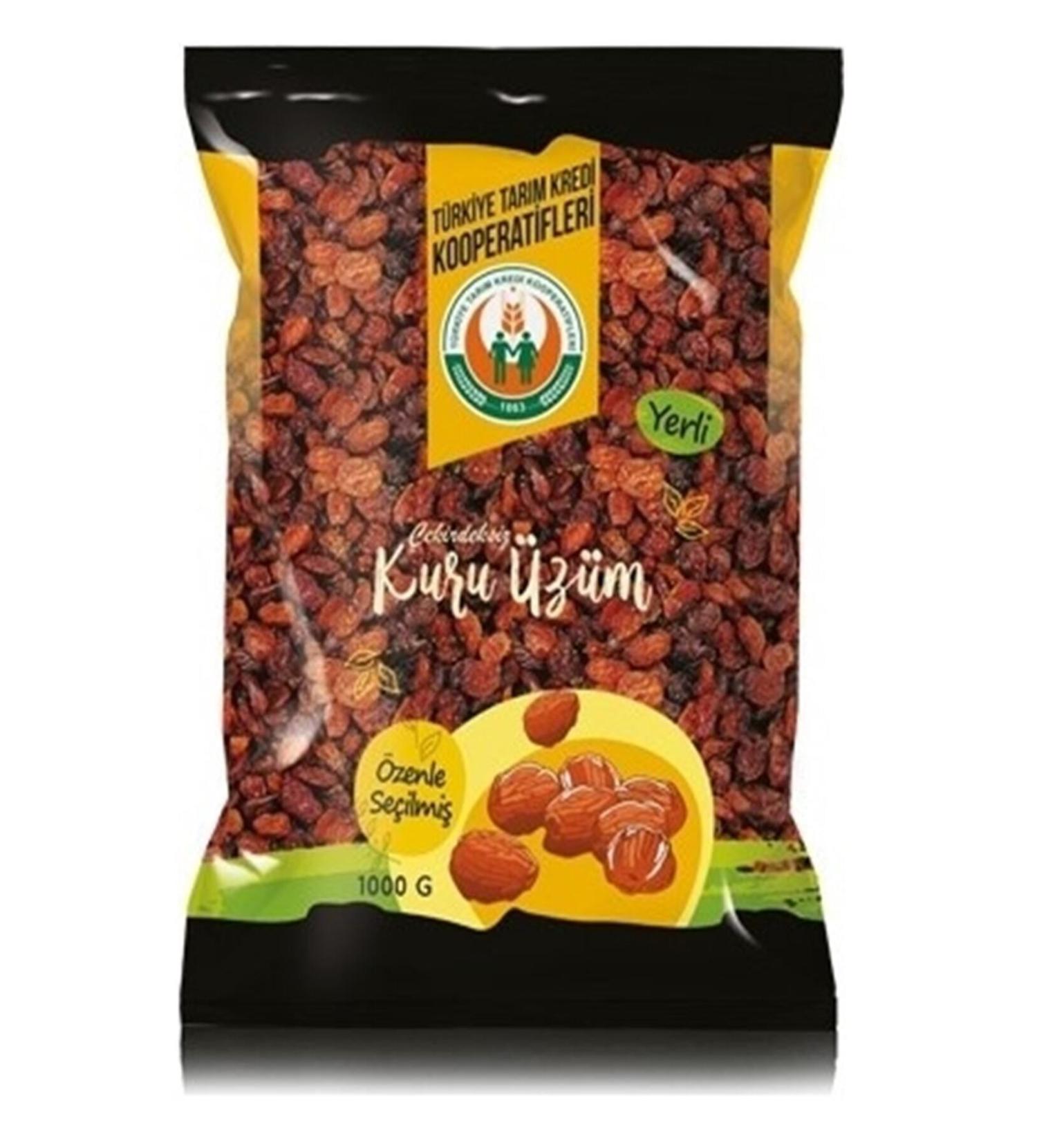 Agricultural Credit Union Seedless 1000 gr Raisins