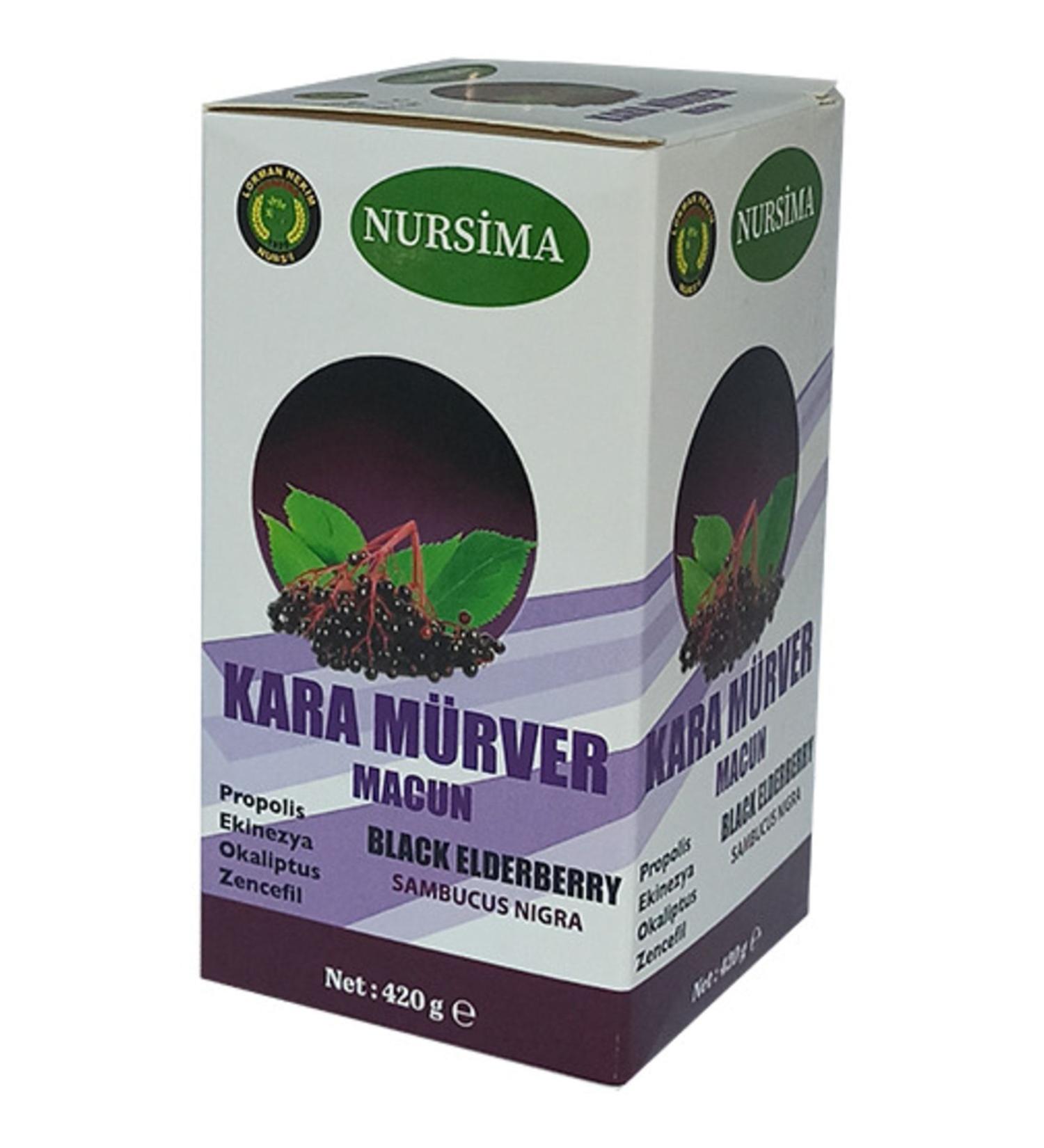 Nursima Siftaholsun Bazaar Black Elderberry Paste 420gr