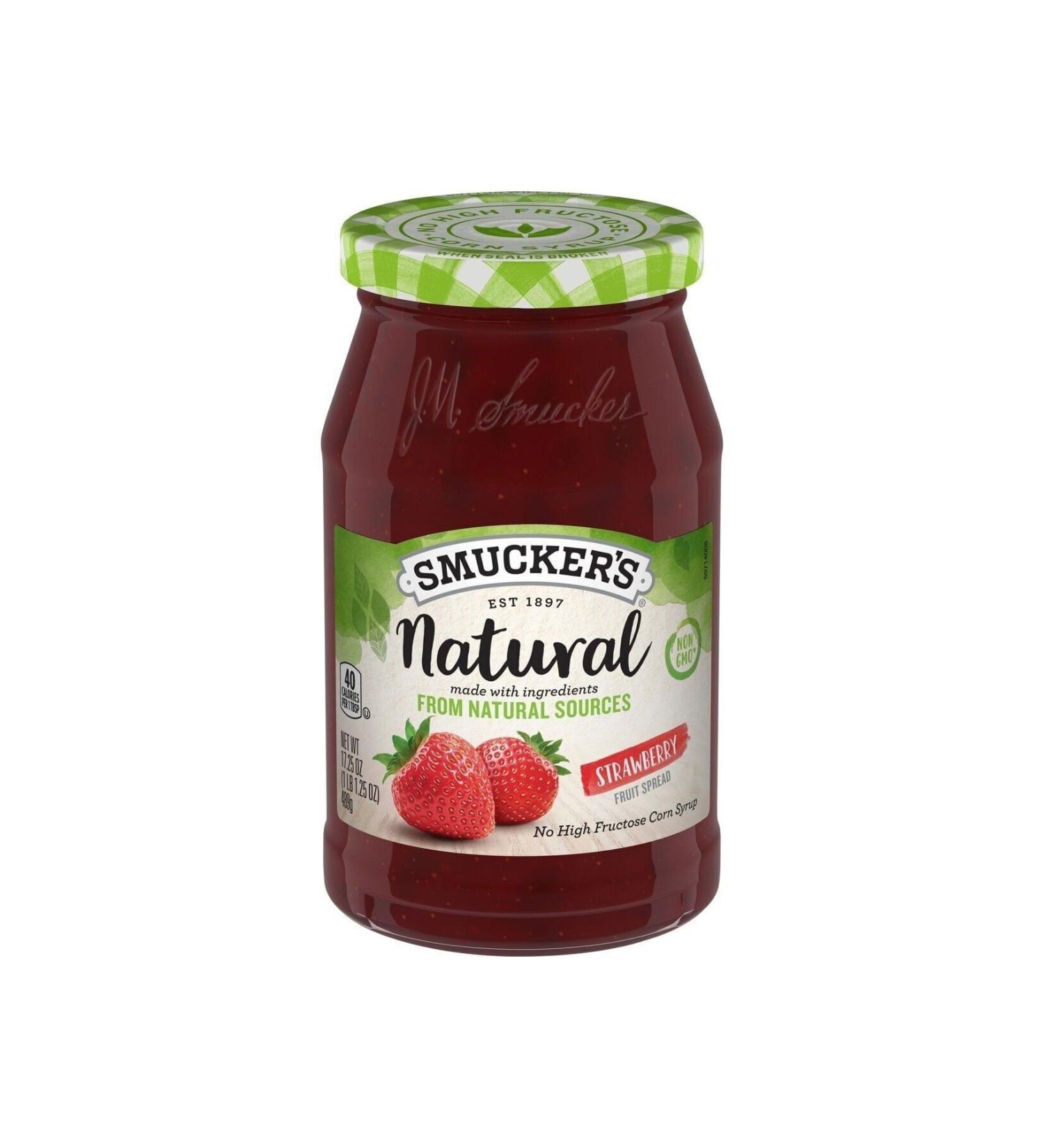 smuckers Smucker's Natural Strawberry Jam 489 Gr.