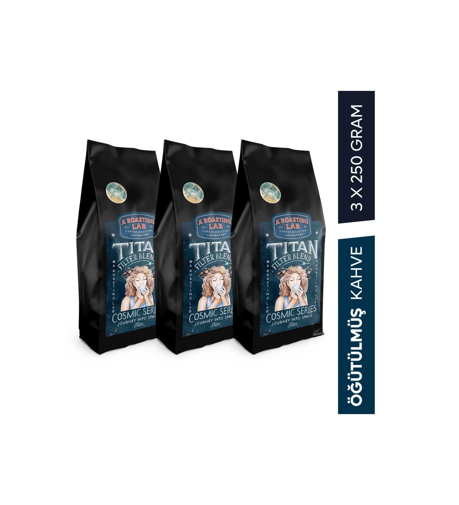 A Roasting Lab Titan 3x250 Gram Ground Filter Coffee