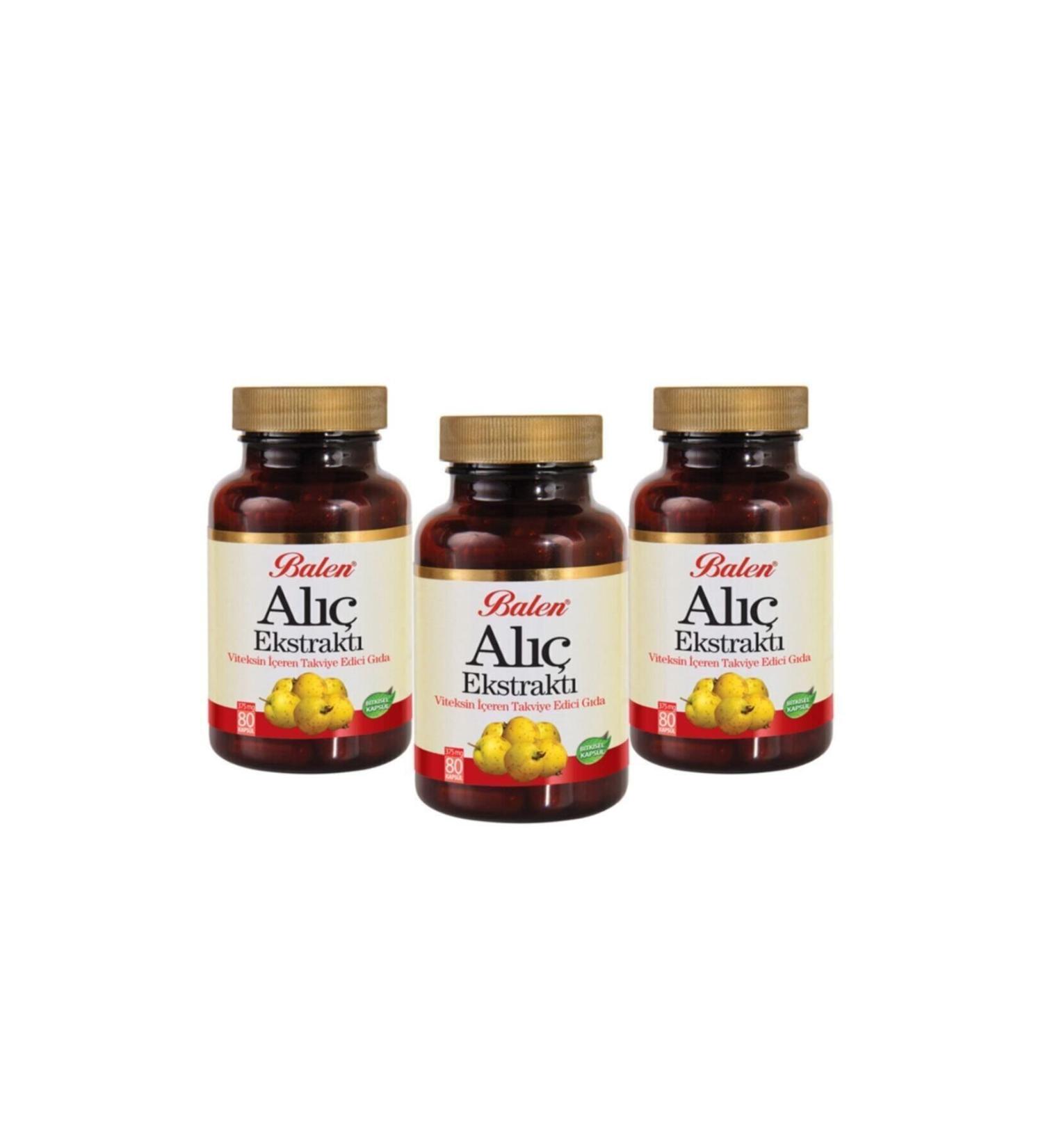 Balen Hawthorn Extract 60 Capsules X 3 Pieces