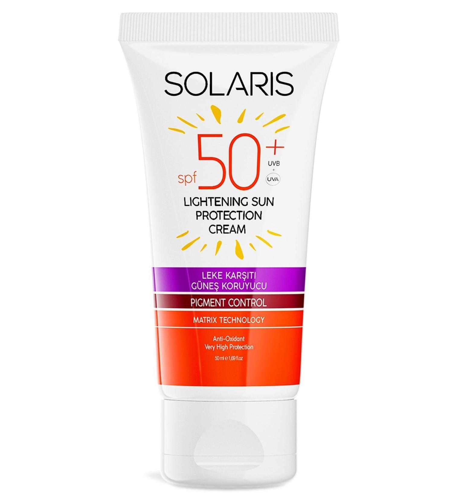 SOLARIS Water-Resistant Anti-Spot Sunscreen for All Skin Types Spf 50 (50 ml) - Buy Online on GoSupps.com