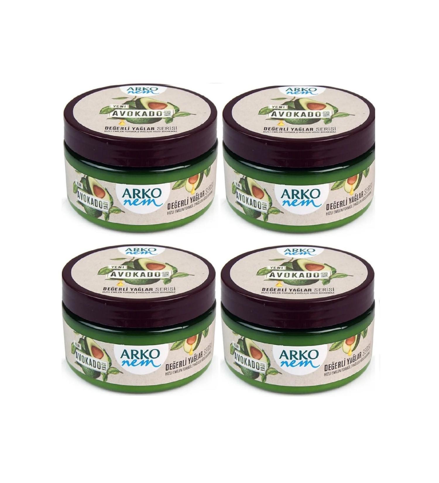 Arko Precious Oils Avocado Oil 250 ml x 4 Pieces