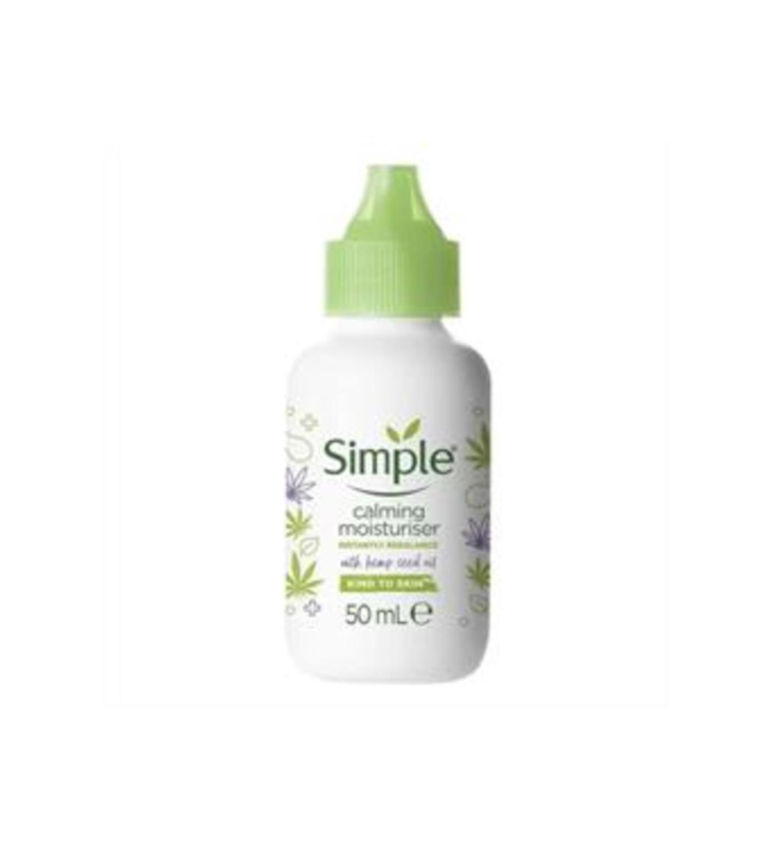 Simple Hemp Seed Oil Moisturizing Soothing Serum 50ml (SINGLE)