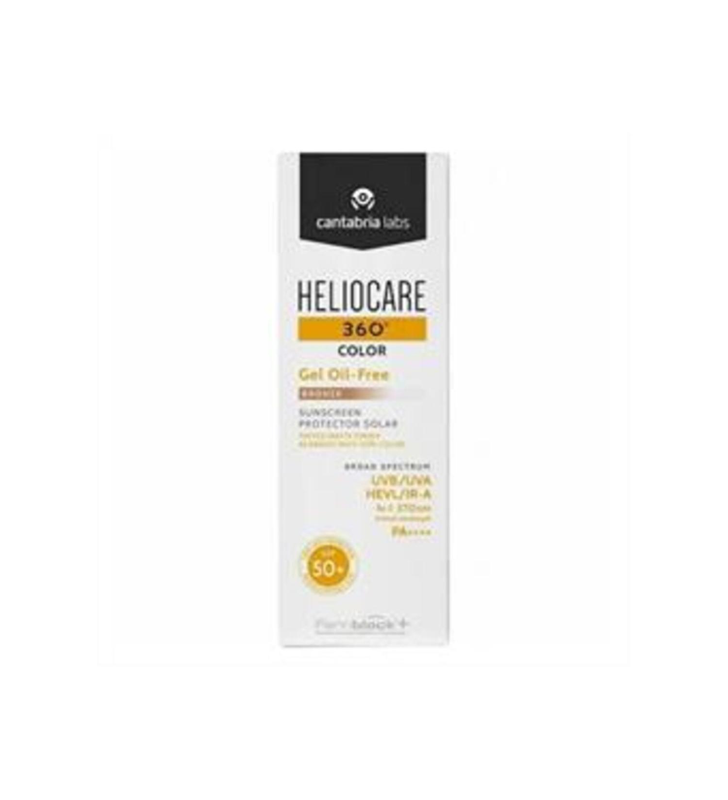 Baby Heliocare 360 Gel Oil Free SPF50 Color Sun Cream Bronze 50ml (SINGLE)