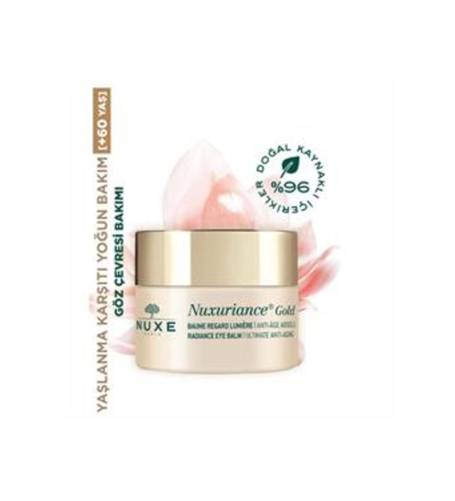 Nuxe Nuxuriance Gold Radiance Eye Balm Eye Contour Balm 15ml (SINGLE)