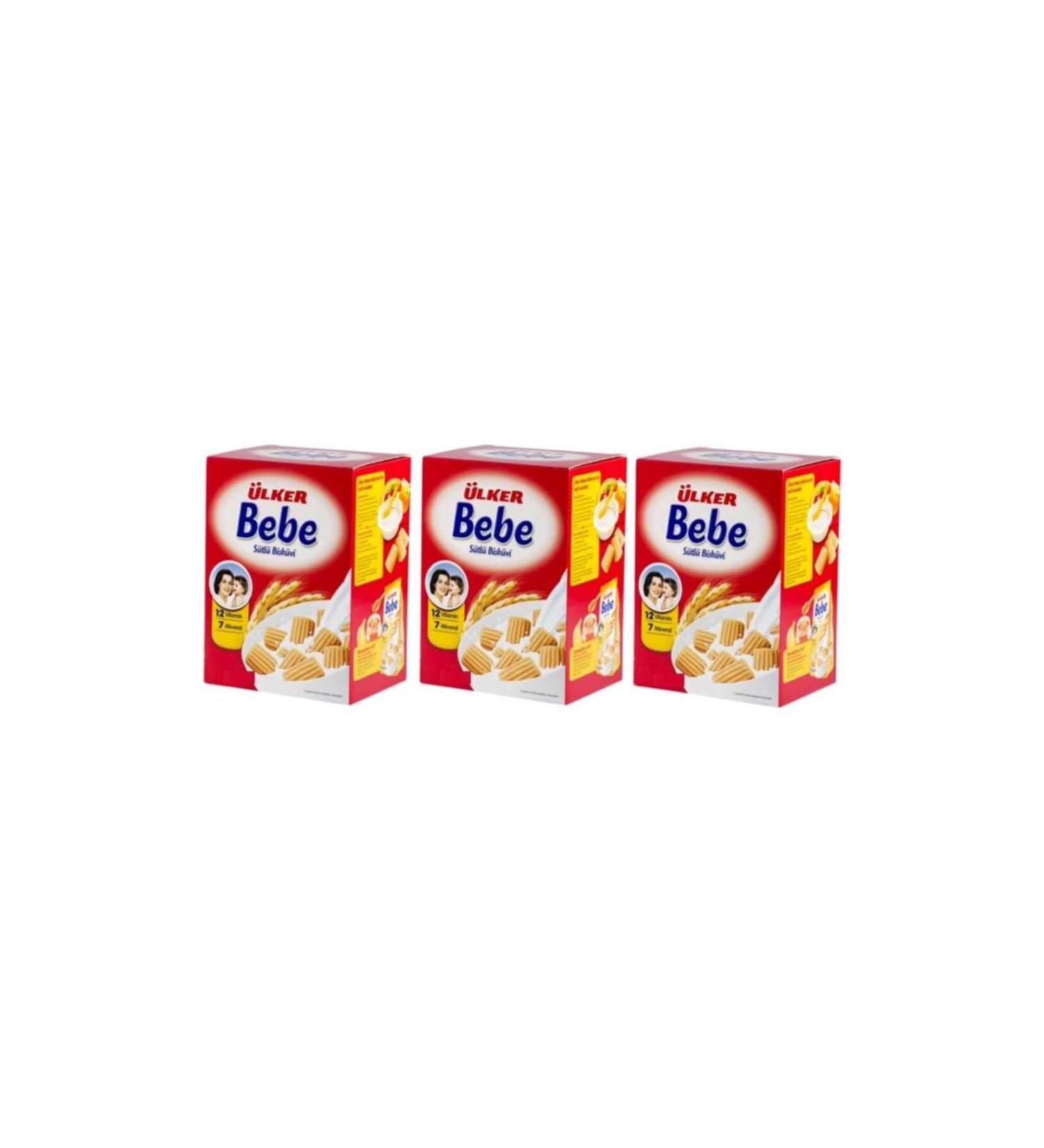 Ulker Baby Biscuits 2400 Gr 12 Vitamin Box 3 Piece Set